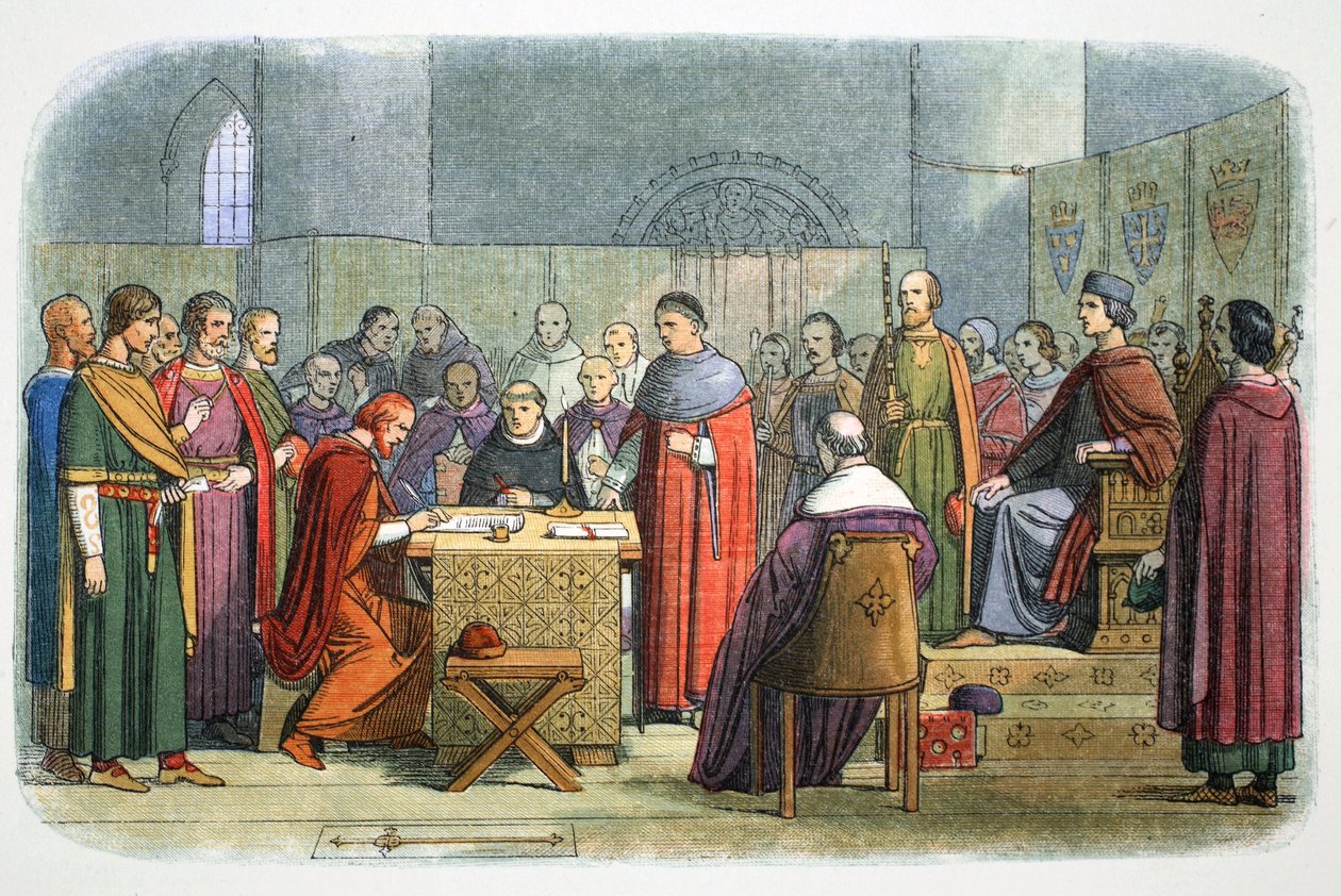 Edward I van Engeland erkend als leenheer van Schotland, 1290, 1864 door James William Edmund Doyle