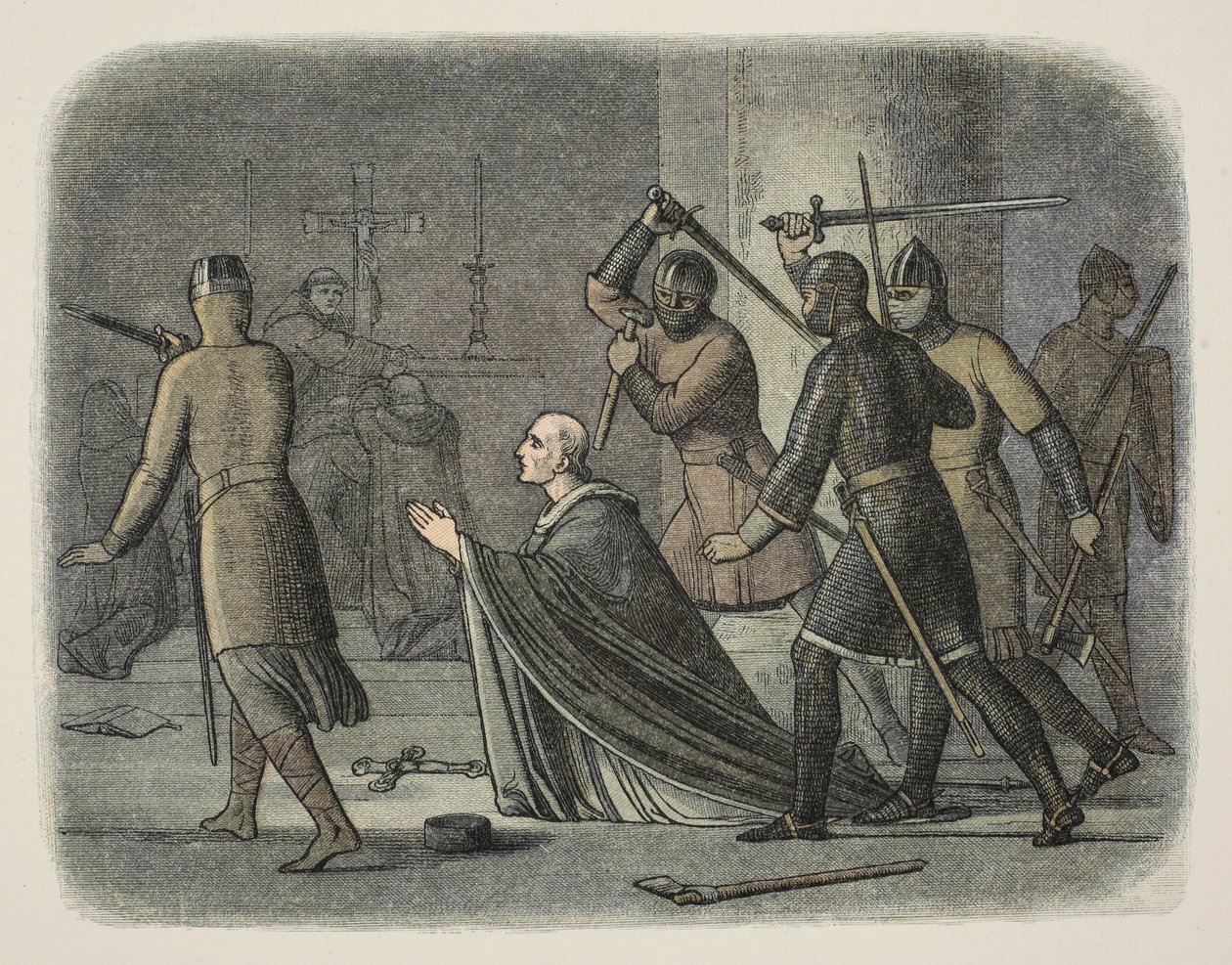 Moord op Thomas Becket, Canterbury Cathedral, 29 december 1170, uit 