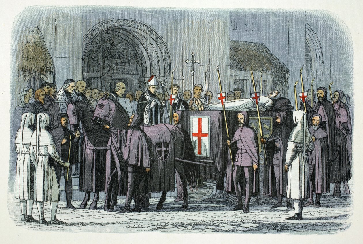 Het lichaam van Richard II naar St Paul