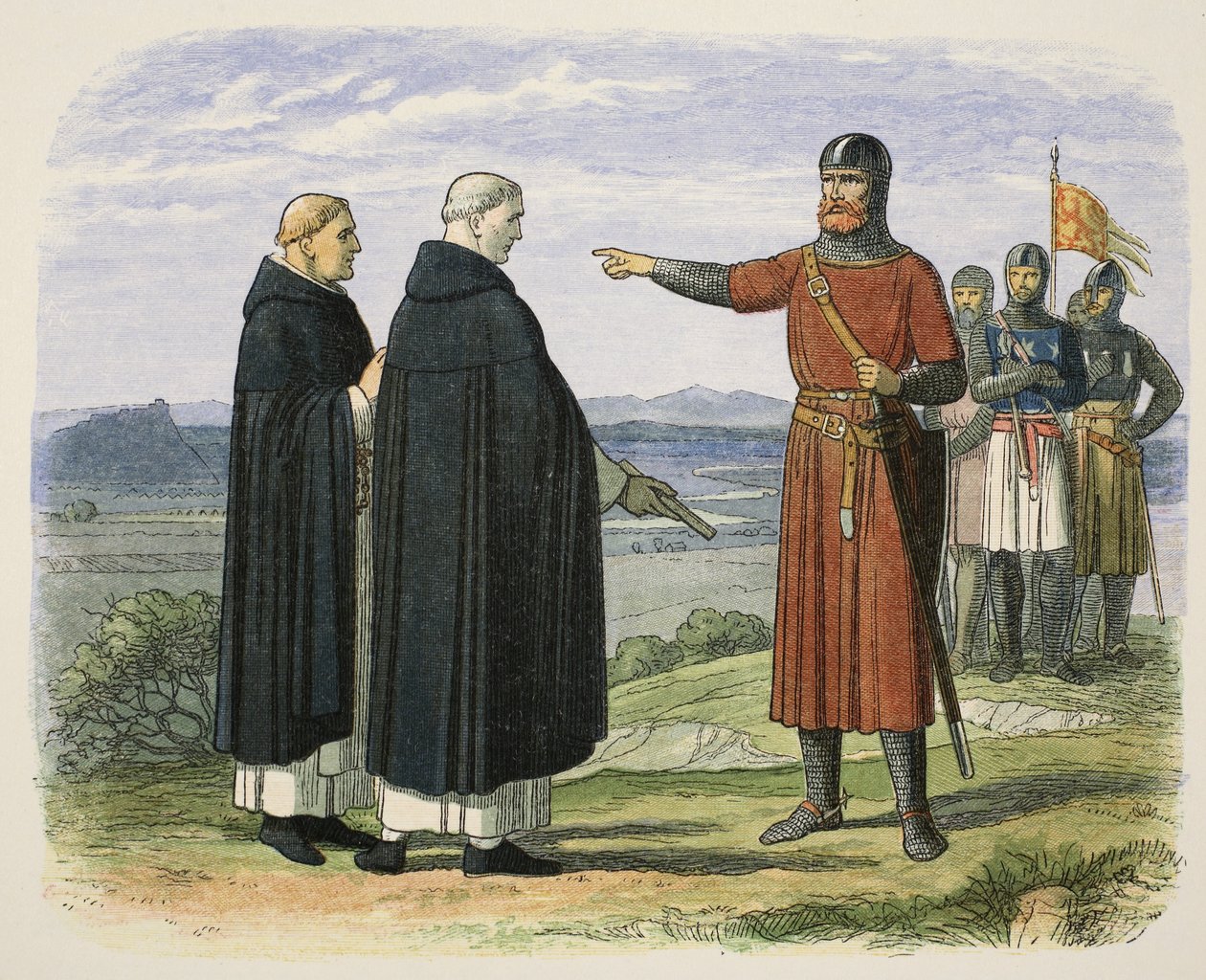 Wallace wijst de Engelse voorstellen af door James William Edmund Doyle