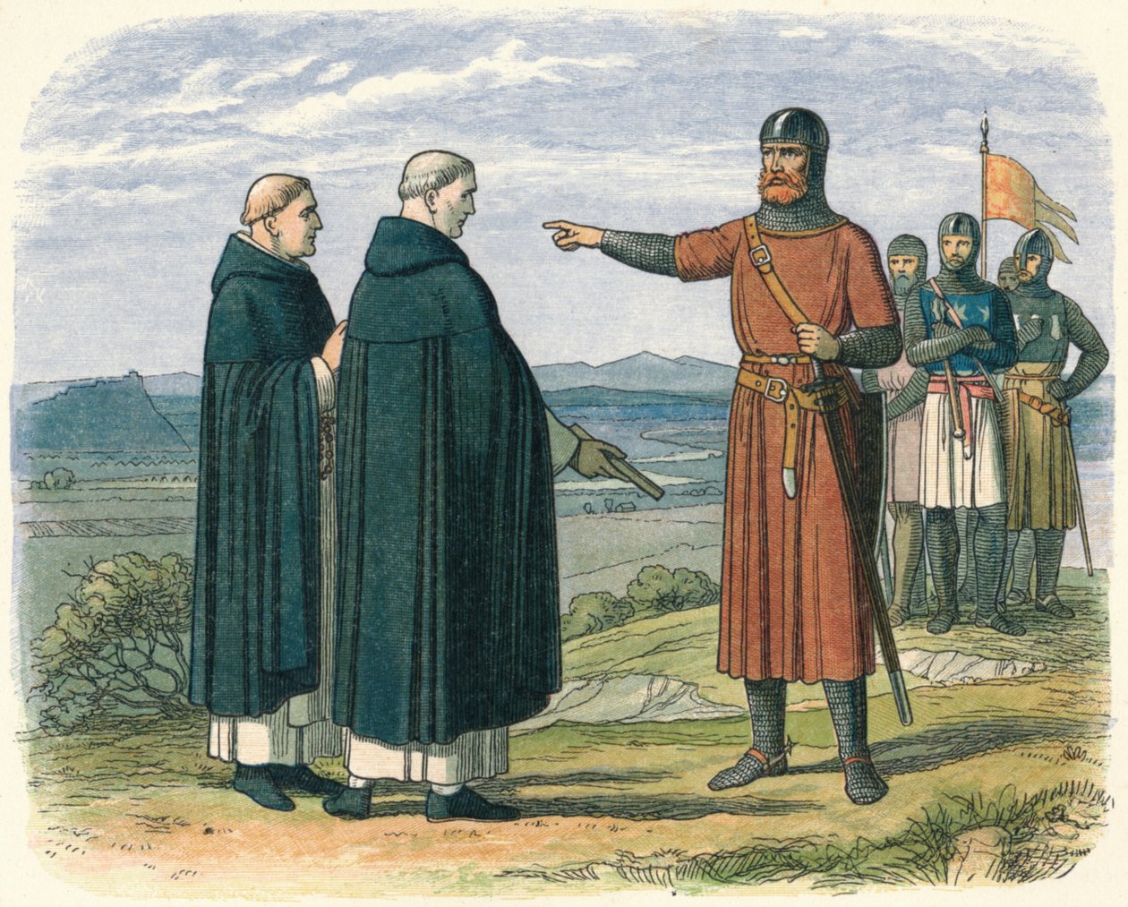 Wallace wijst de Engelse voorstellen af, 1297 door James William Edmund Doyle
