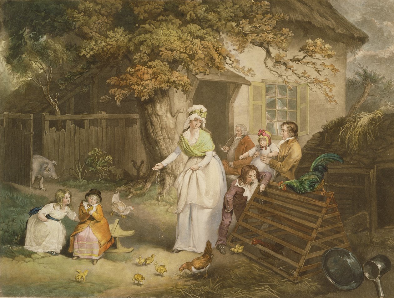De Terugtocht van de Burgers, 1796 door James after Ward