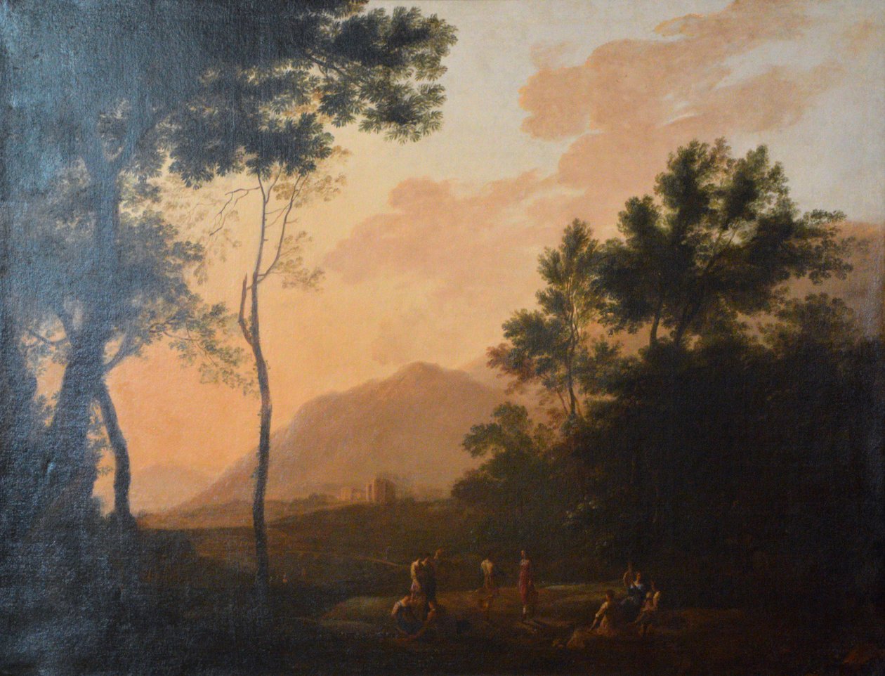 Dansers in een landschap door Jan Dirksz Both