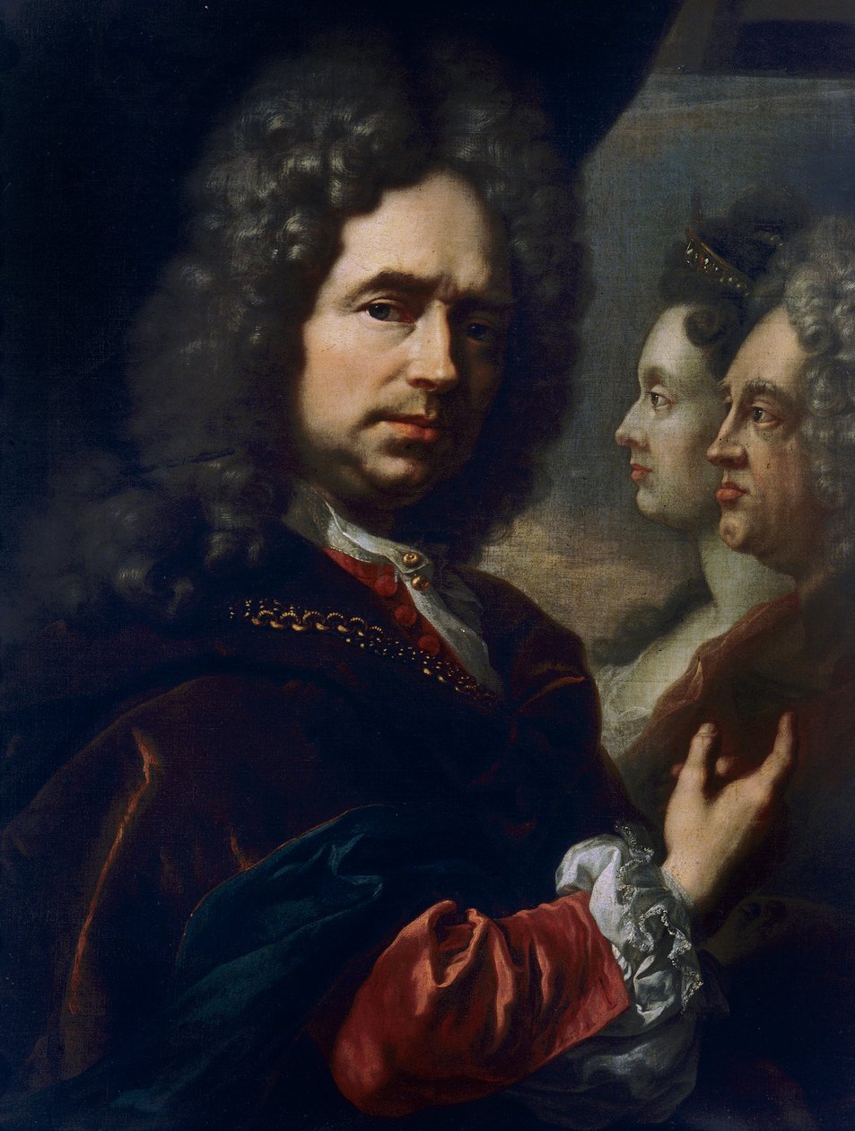 Zelfportret van Jan Frans Van Douven door Jan Frans Douven