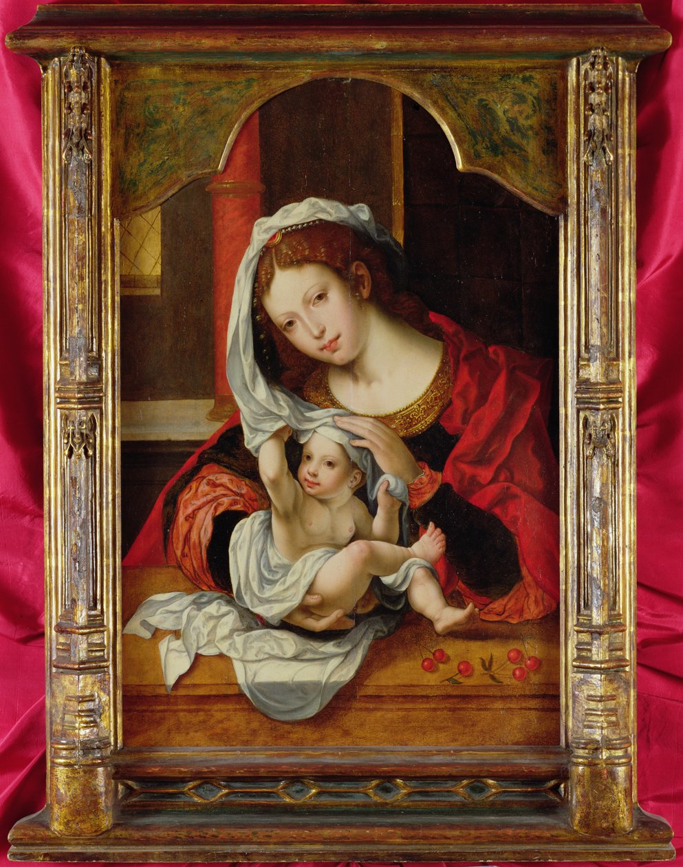 Madonna van de Kersen door Jan Gossaert