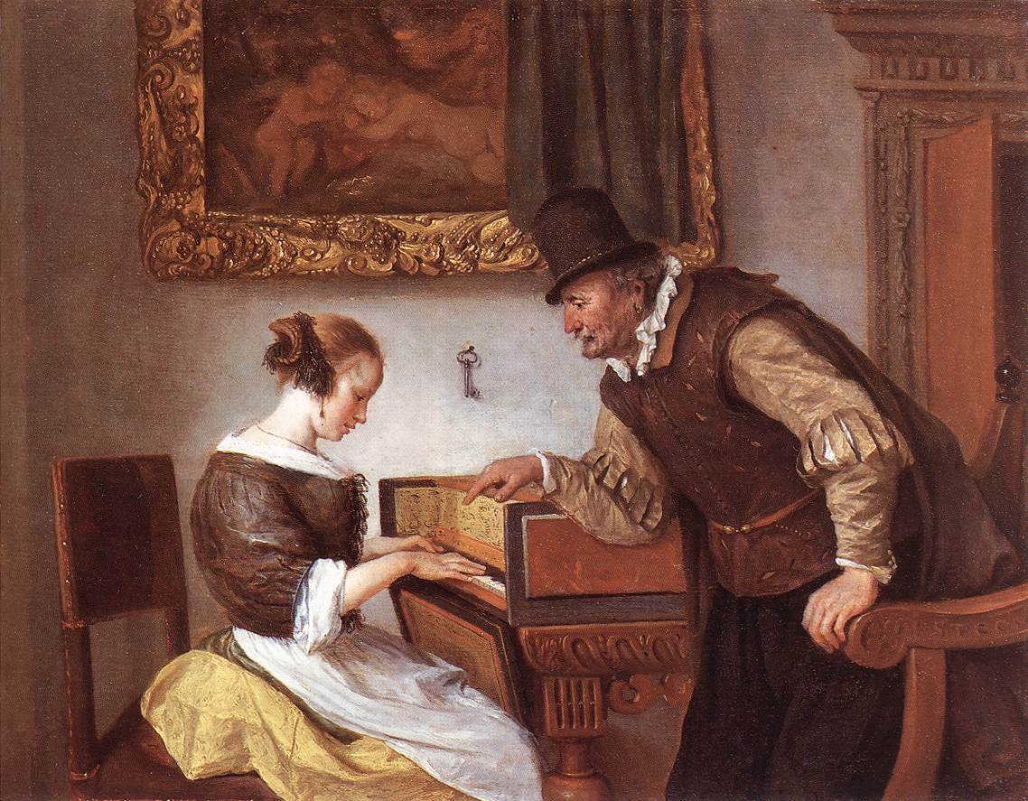 De klavecimbelles door Jan Havickszoon Steen