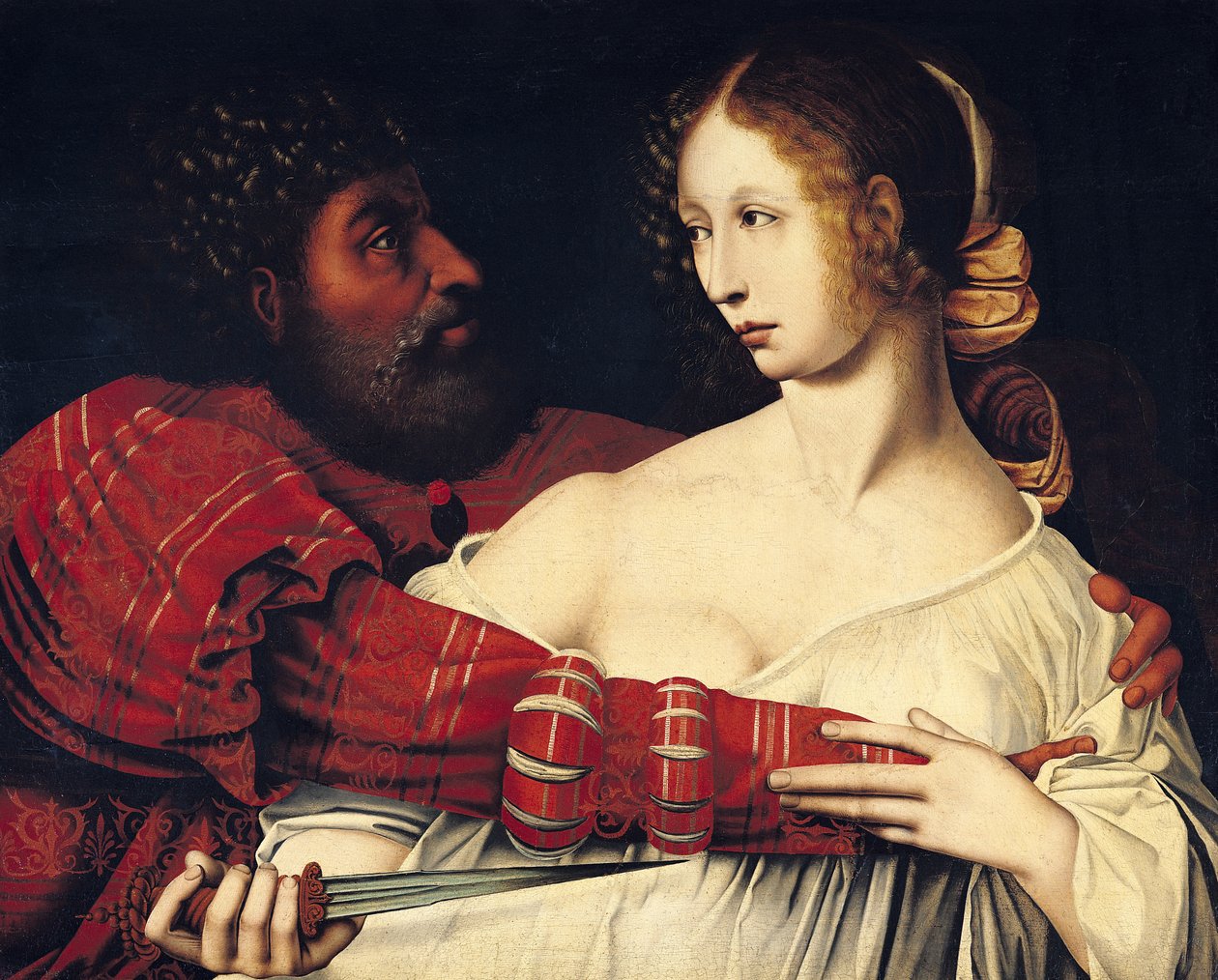 Tarquin en Lucretia door Jan Massys or Metsys