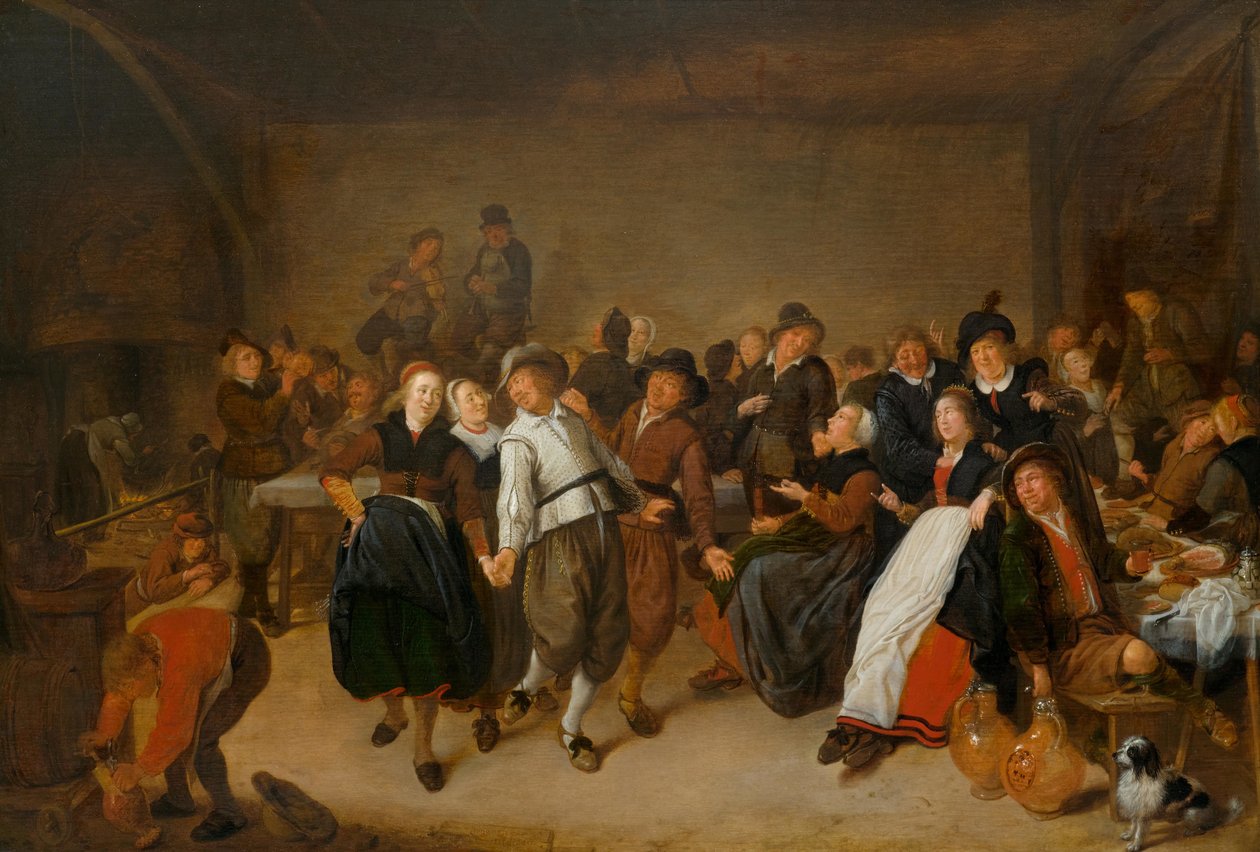 Boerenbruiloft door Jan Miense Molenaer