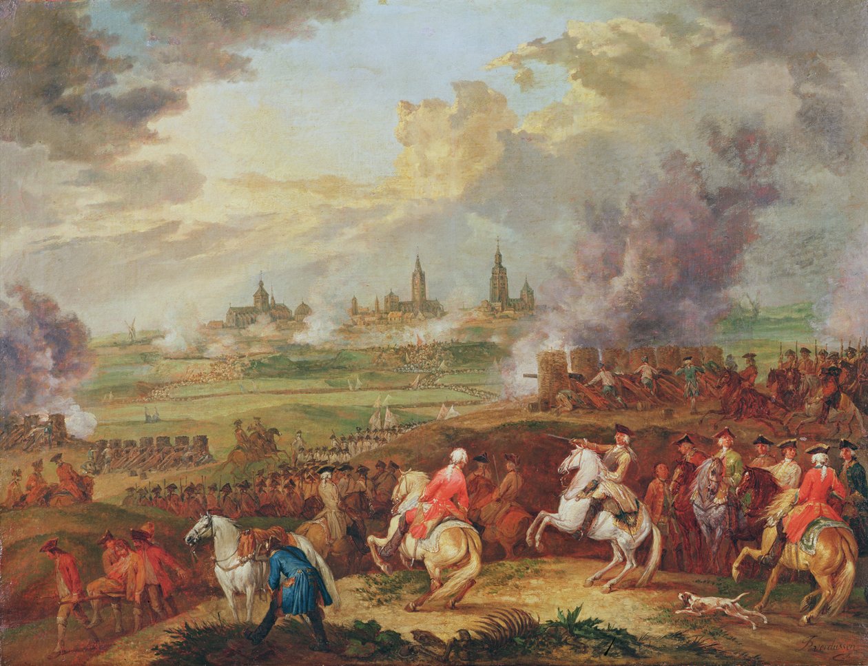 Het Beleg van Valenciennes door Jan Peeter Verdussen