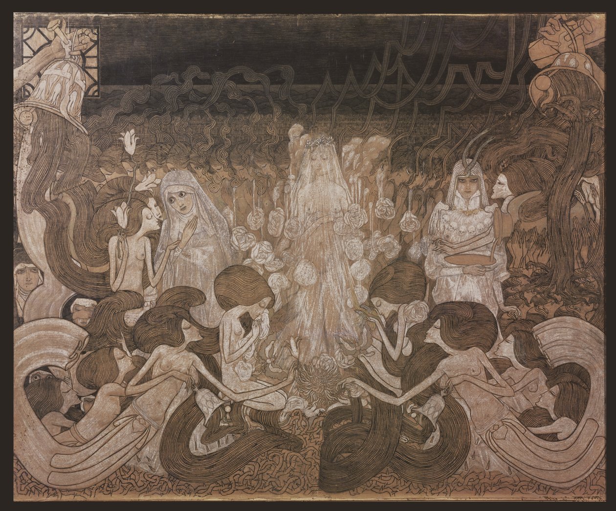 De drie verloofden door Jan Toorop