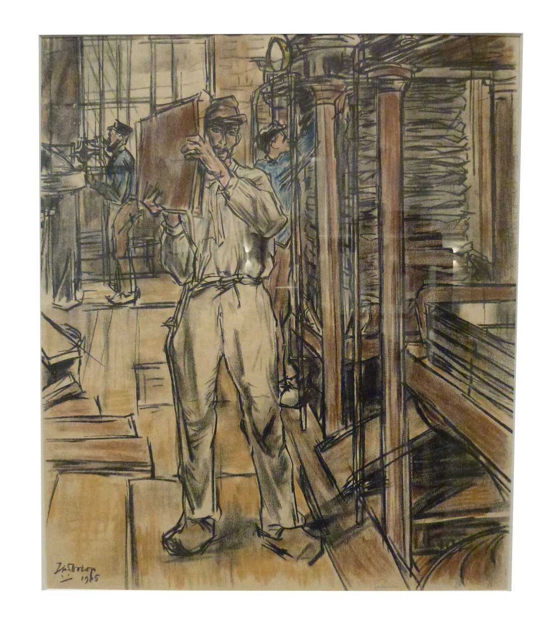 Perserij 1 van de 12 litho