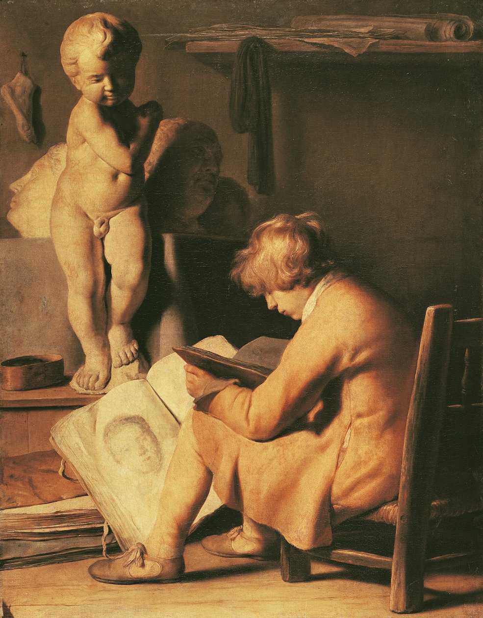 De Jonge Kunstenaar door Jan the Elder Lievens