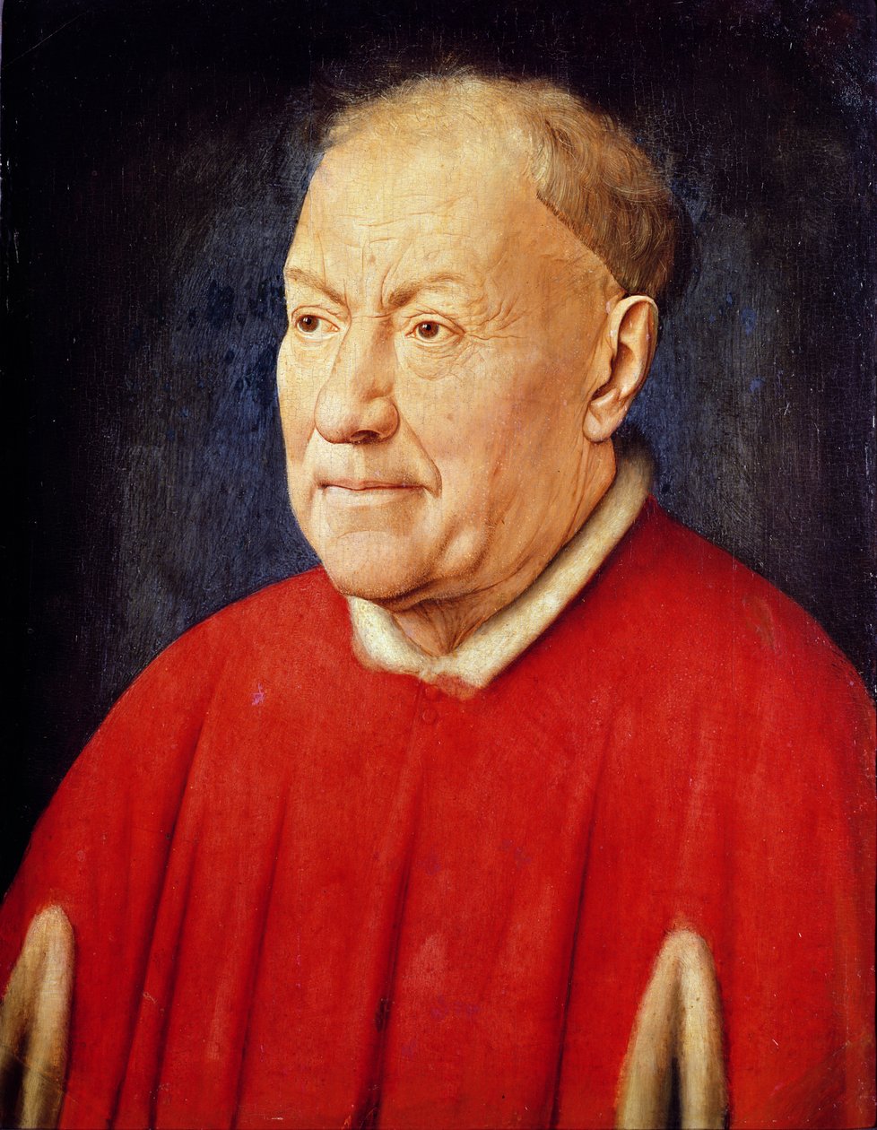 Portret van Kardinaal Albergati door Jan van Eyck