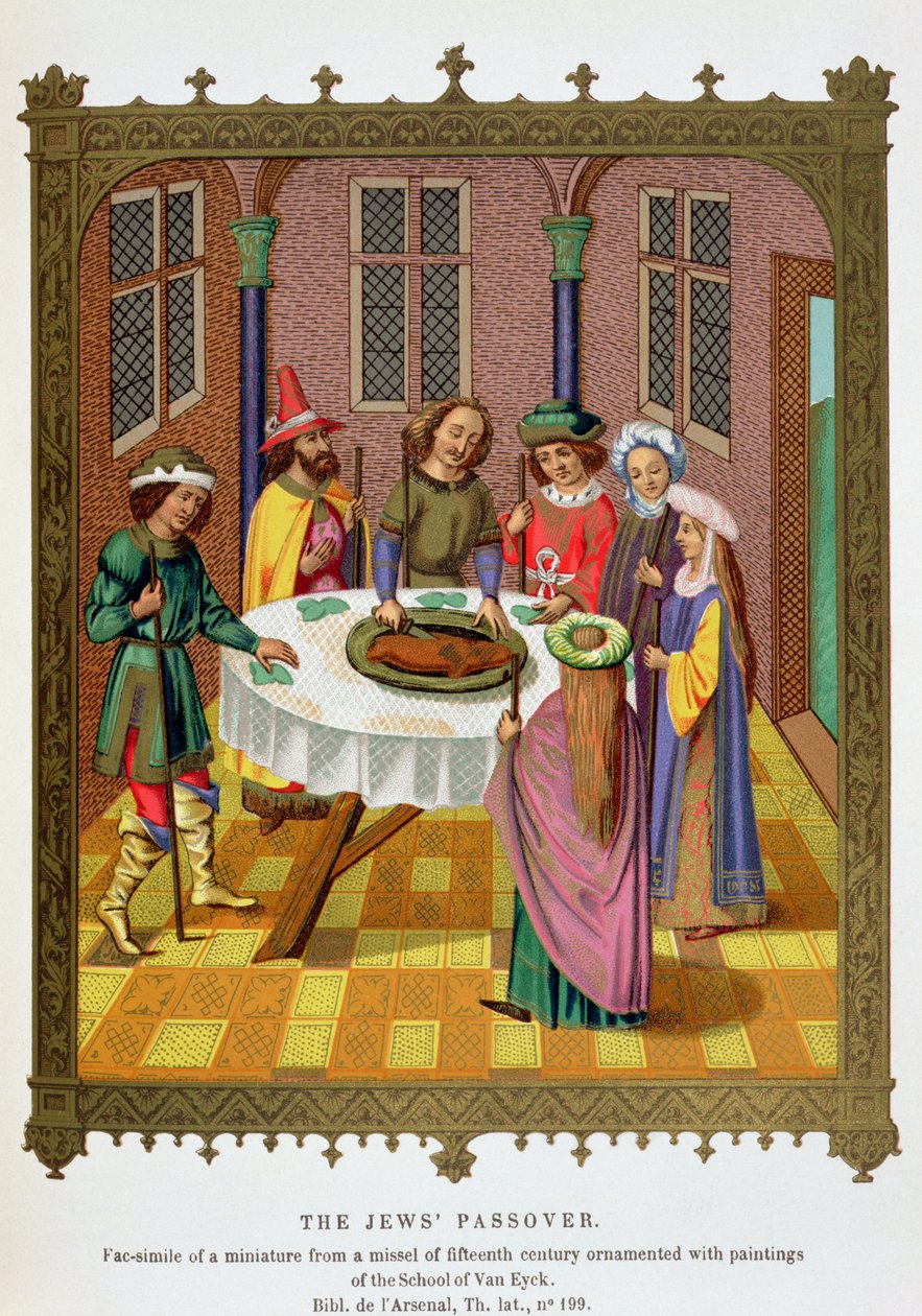 Het Joodse Pascha, facsimile van een 15e-eeuws missaal versierd met schilderijen door Jan van Eyck