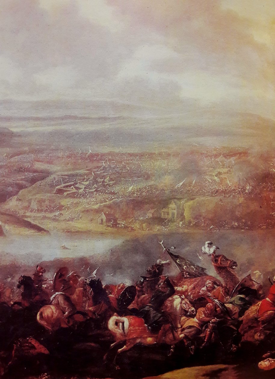 Slag bij Chocim in 1673 door Jan van Huchtenburgh