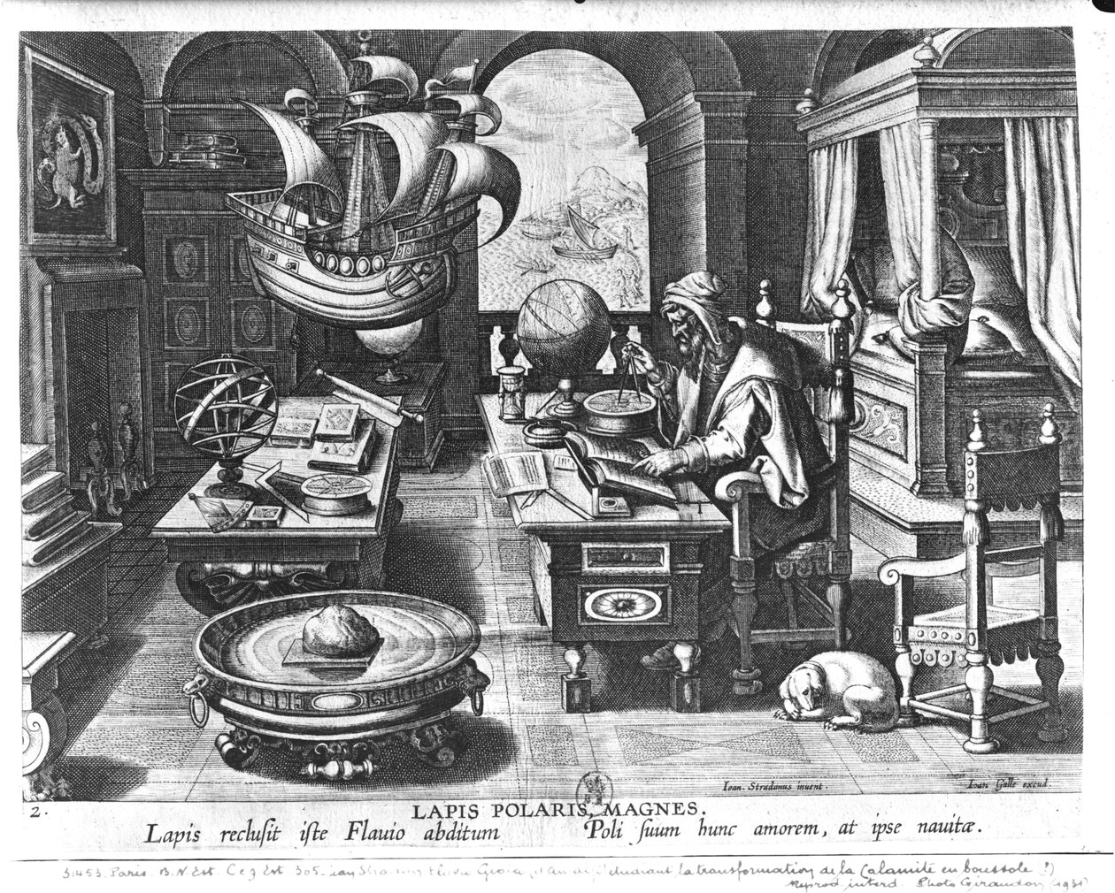 Flavio Gioia van Amalfi ontdekt de Kracht van de Magneet, plaat 3 uit 