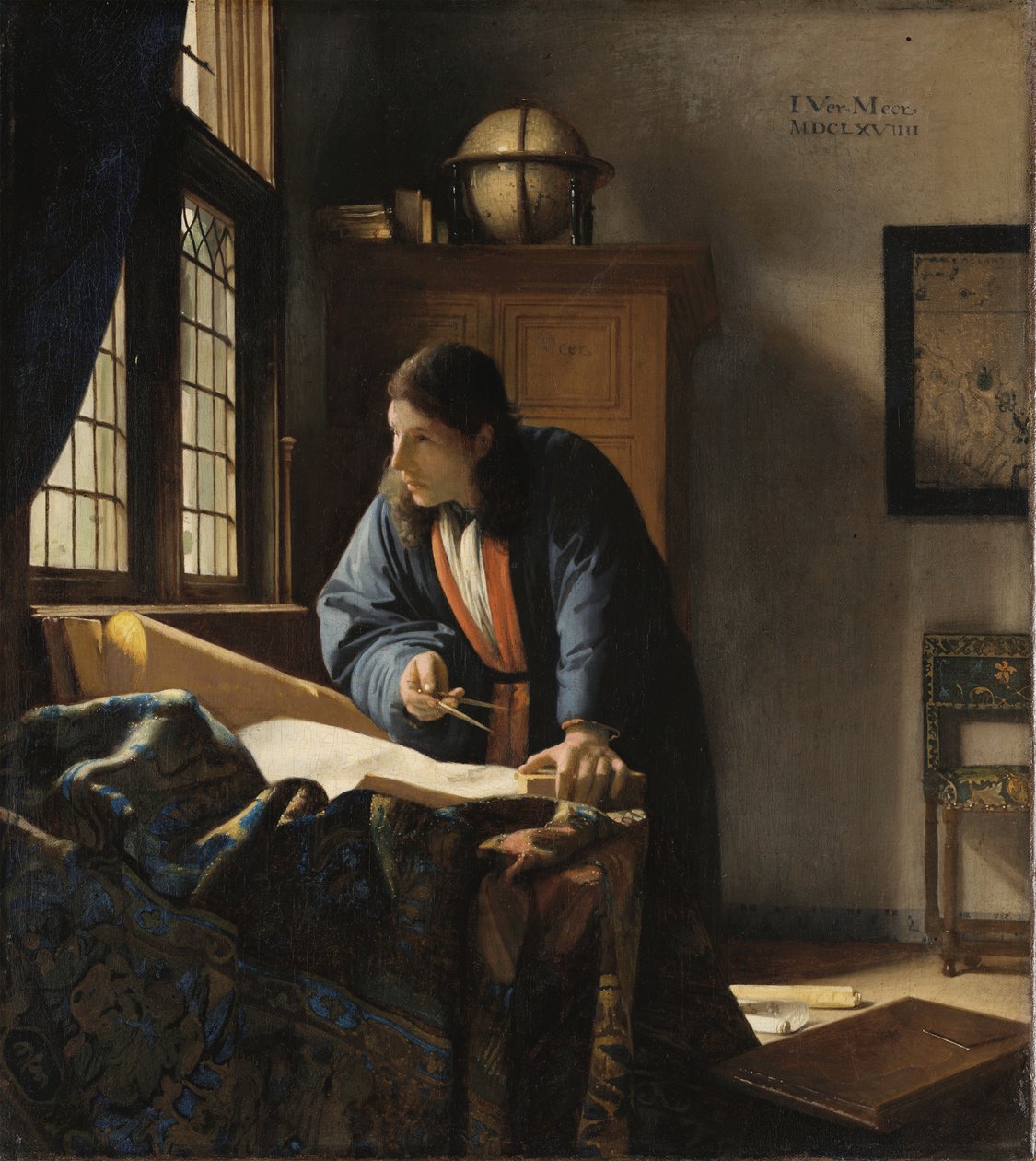 De geograaf door Jan (1632 75) Vermeer