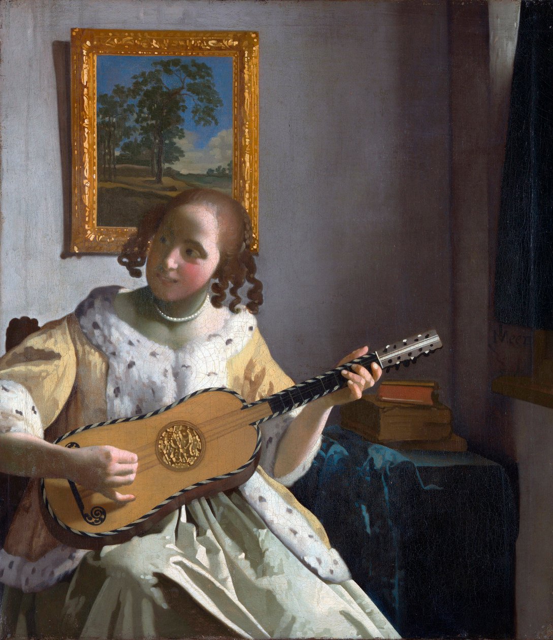 De gitaarspeler door Johannes Vermeer