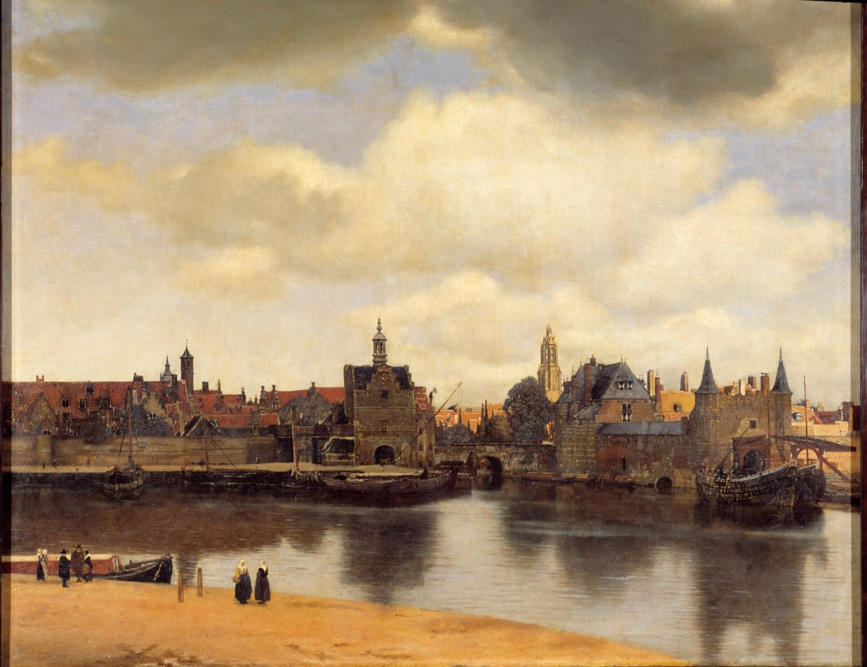 Zicht op de stad Delft door Jan (1632 75) Vermeer