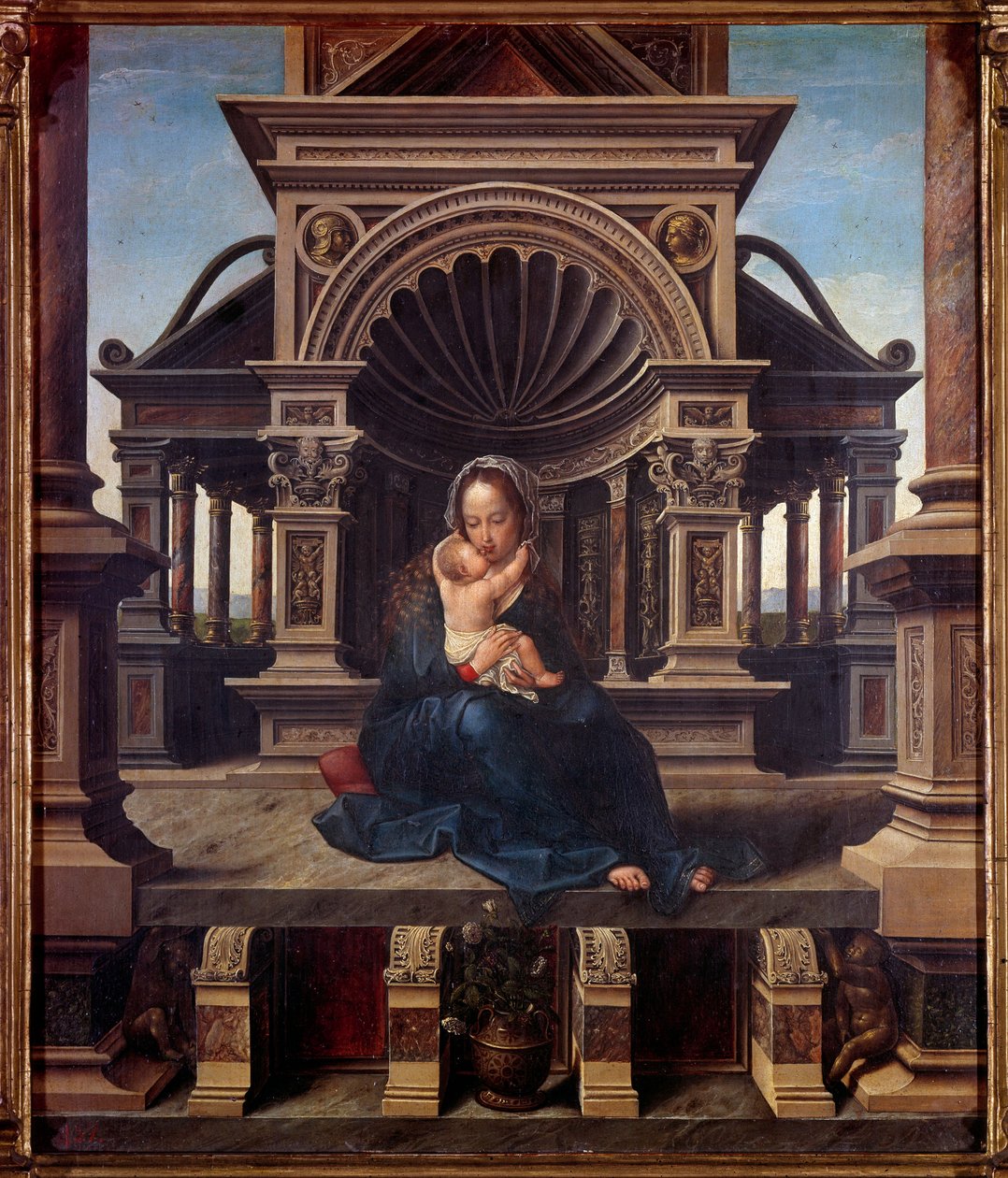 De Maagd van Leuven door Jan (c.1472 c.1533) Gossaert