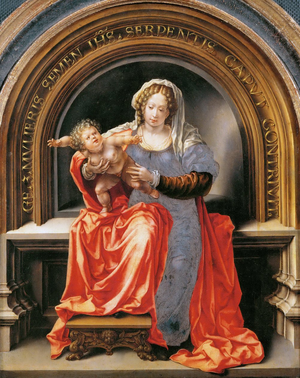 Maagd en kind door Jan (c.1472 c.1533) Gossaert