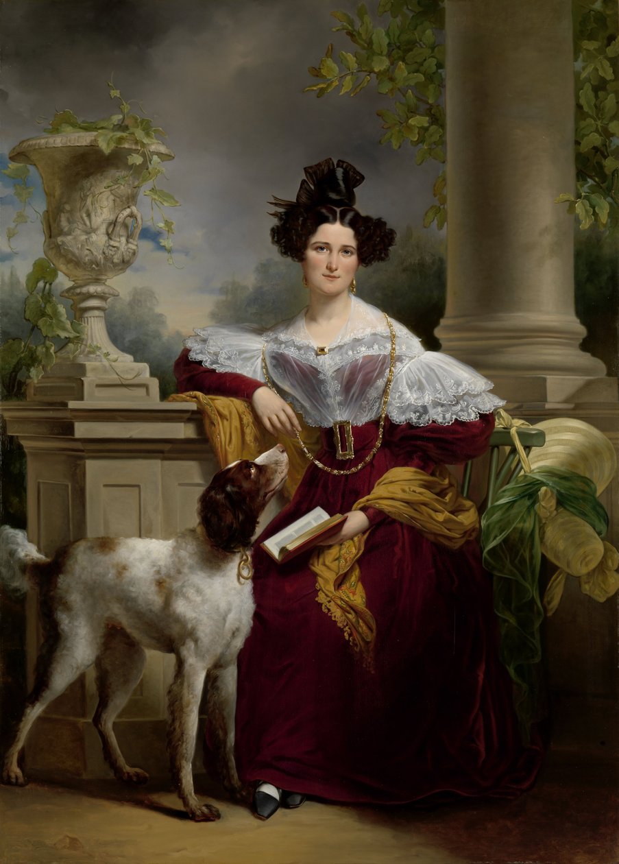 Portret van Alida Christina Assink door Jan Adam Janszoon Kruseman