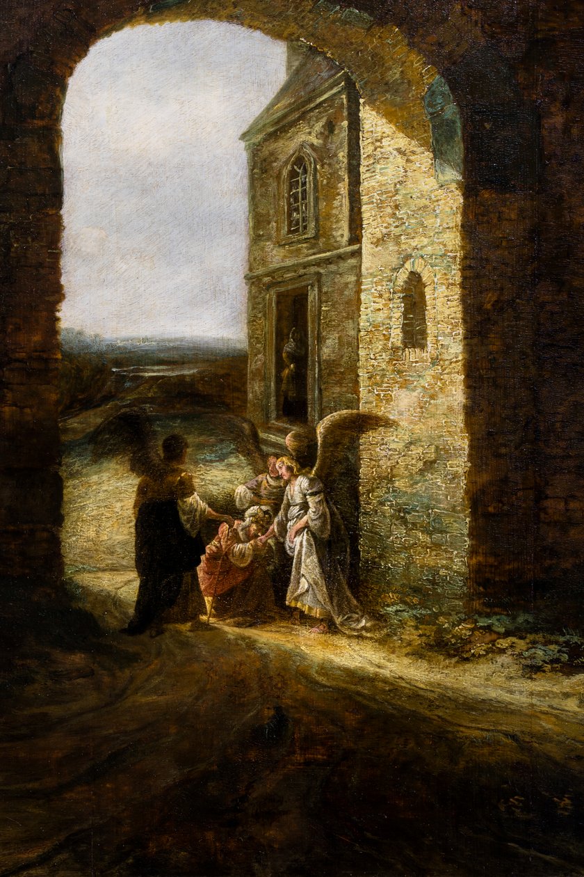 Verschijning van drie engelen aan Abraham door Jan Aertsen Marienhof