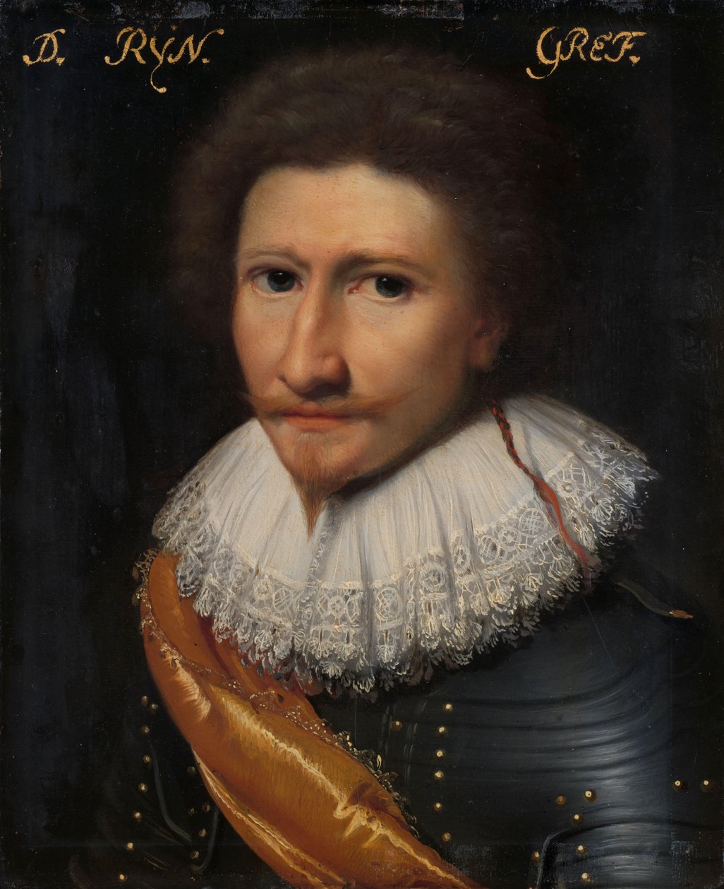 Portret van Johann Conrad von Salm, Waldgrave en Rijngrave van Dhaun door Jan Antonisz van Ravesteyn (workshop of)