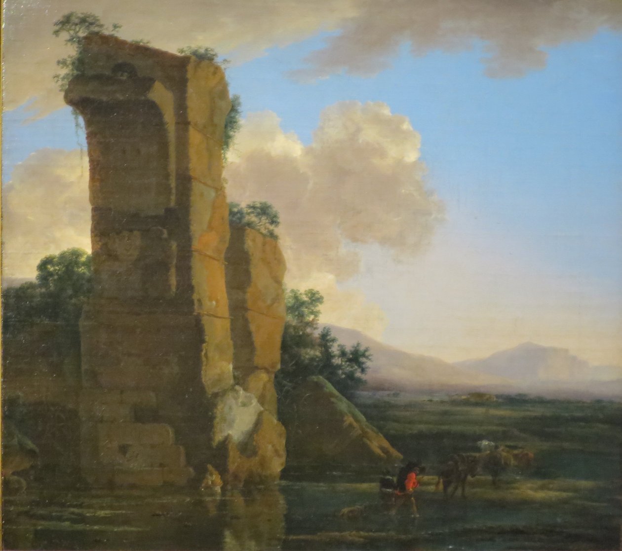 Italiaans landschap door Jan Asselijn
