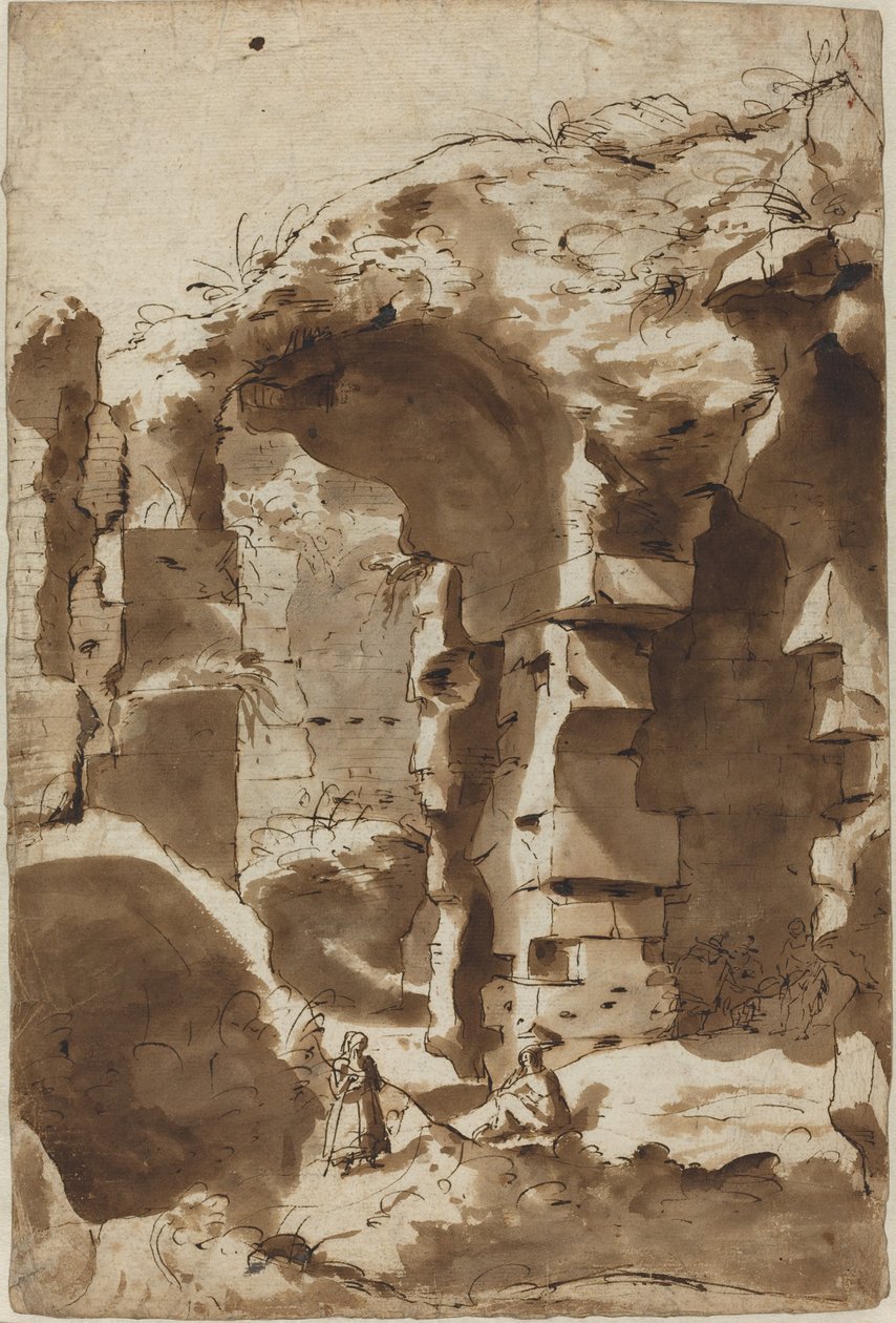 De Ruïnes van het Colosseum door Jan Asselijn