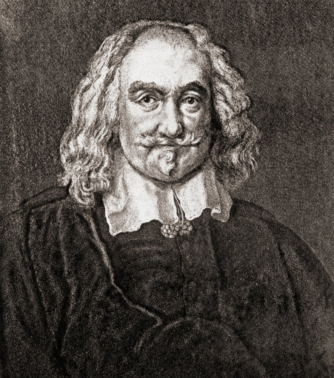 Thomas Hobbes van Malmesbury door Jan Baptist (after) Jaspers