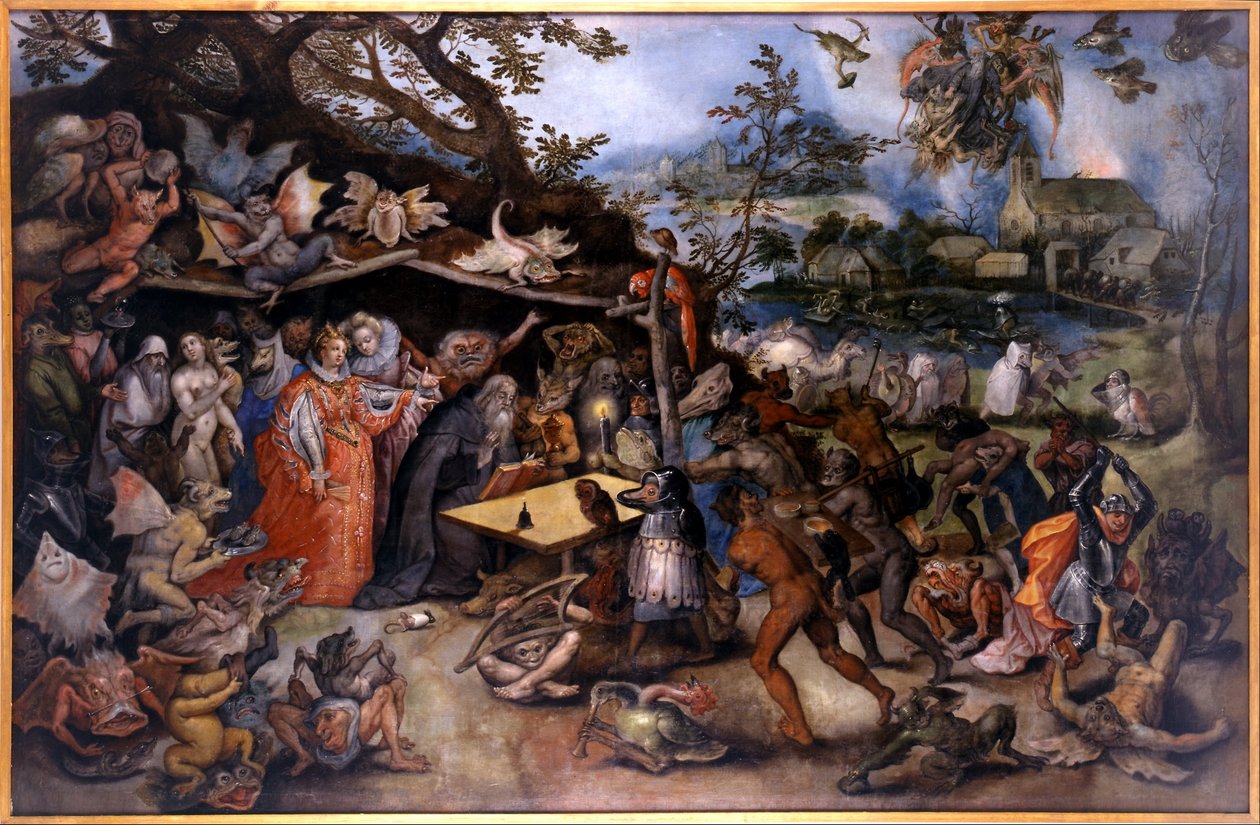 Verleidingen van Sint Antonius Abt door Jan Brueghel the Elder