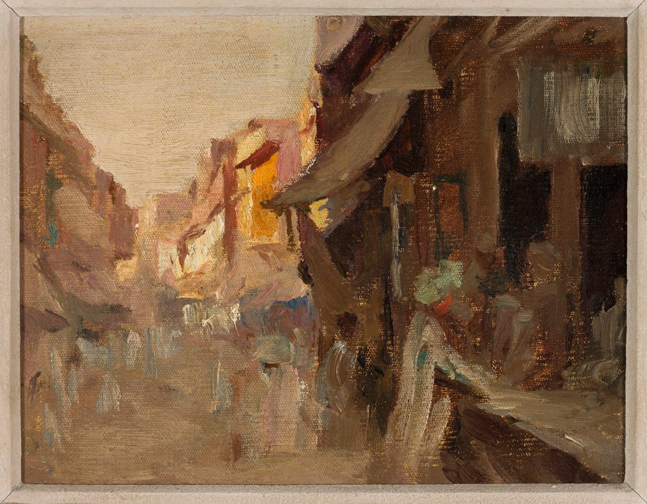 Agra – avondmarkt op straat. Uit mijn reis naar India door Jan Ciągliński