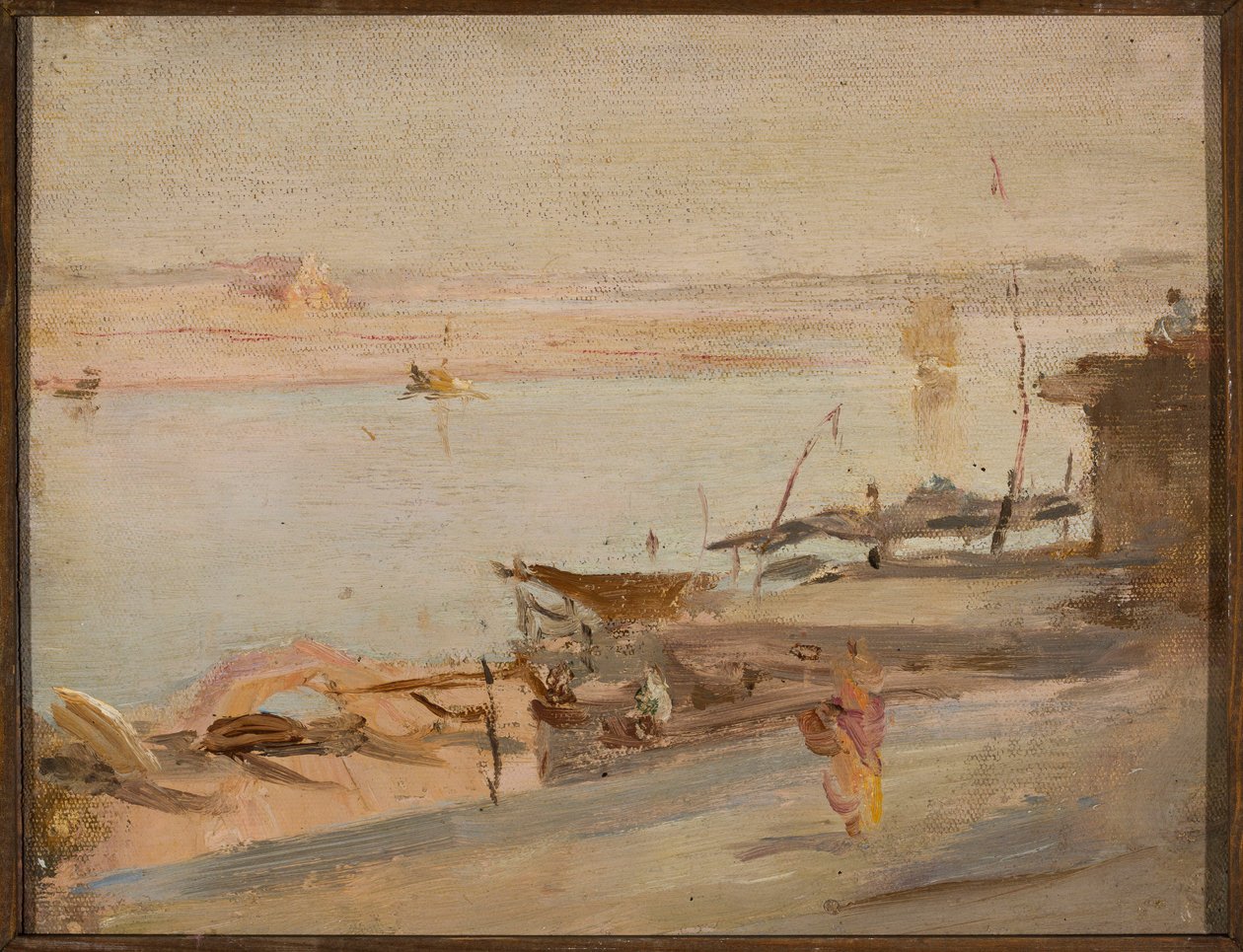 Benares, de Ganges. Uit een reis naar India door Jan Ciągliński