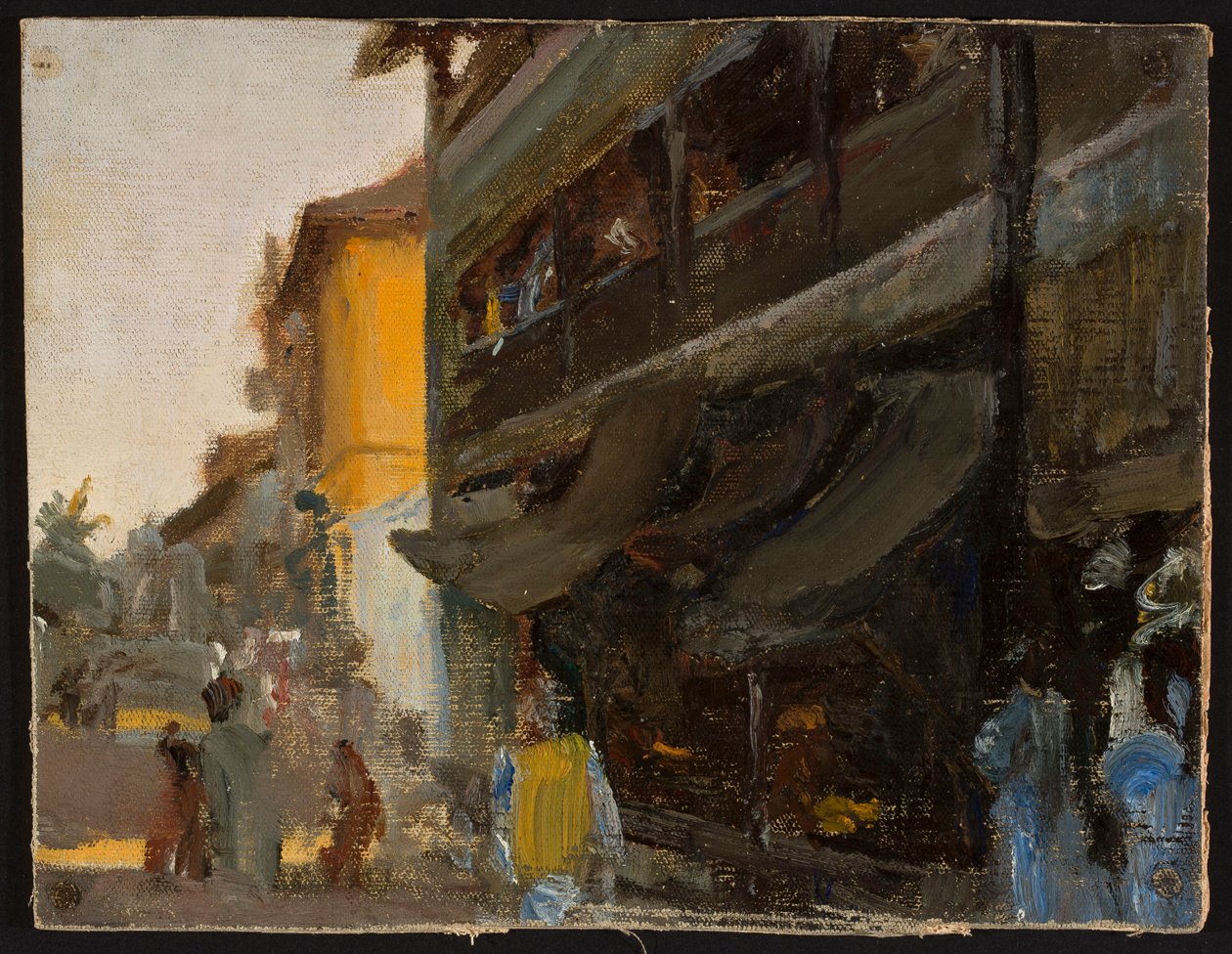 Mumbai – een straat. Uit een reis naar India door Jan Ciągliński