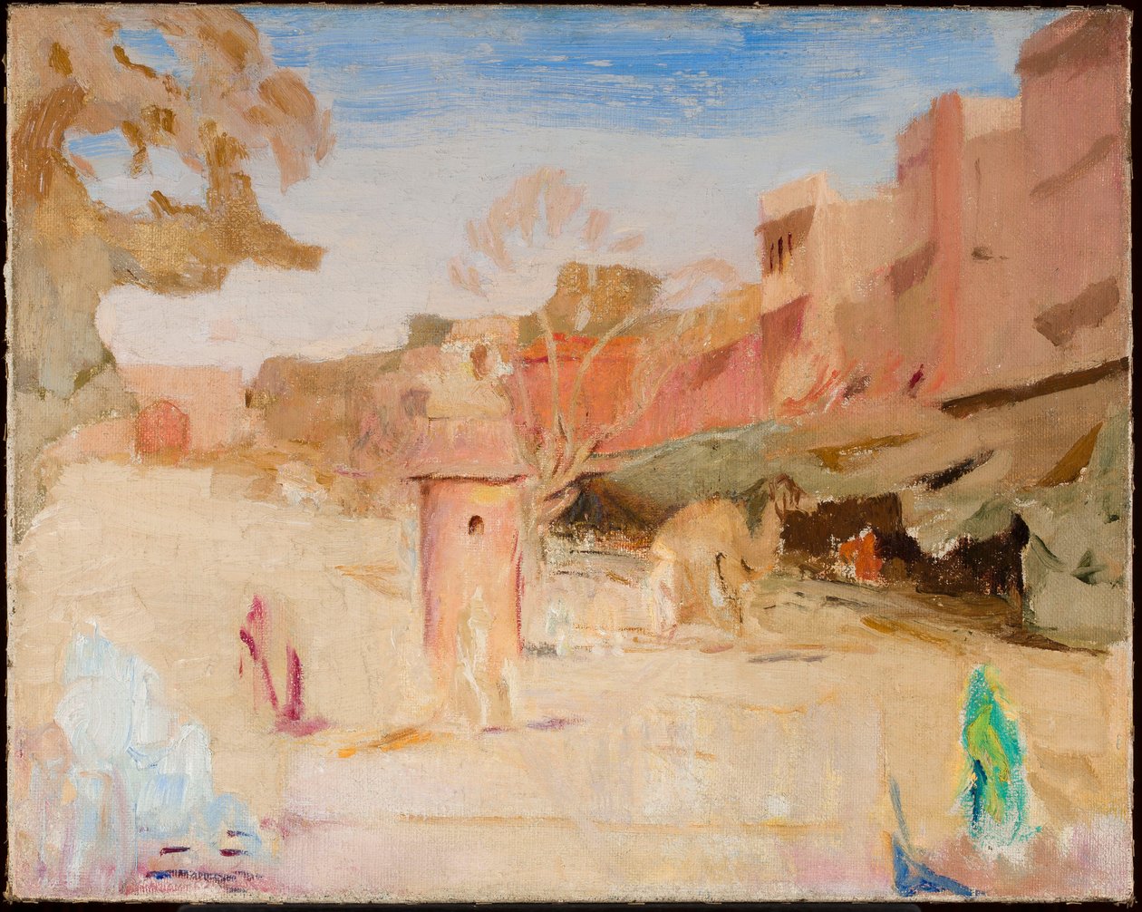 Jaipur - straat. Van een reis naar India door Jan Ciągliński