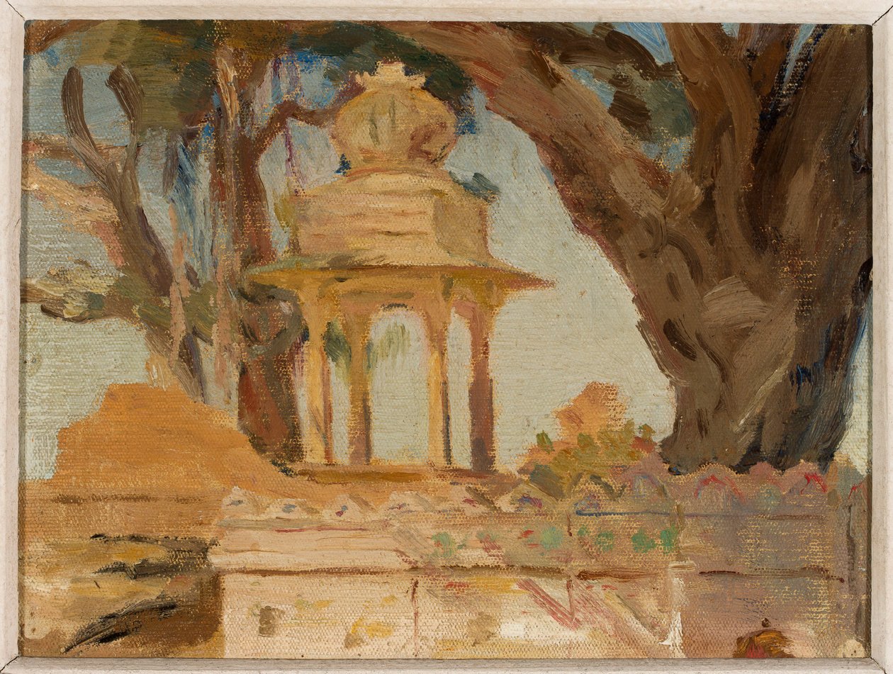 Indisch Hiesa-heiligdom in Udaipur. Van een reis naar India door Jan Ciągliński