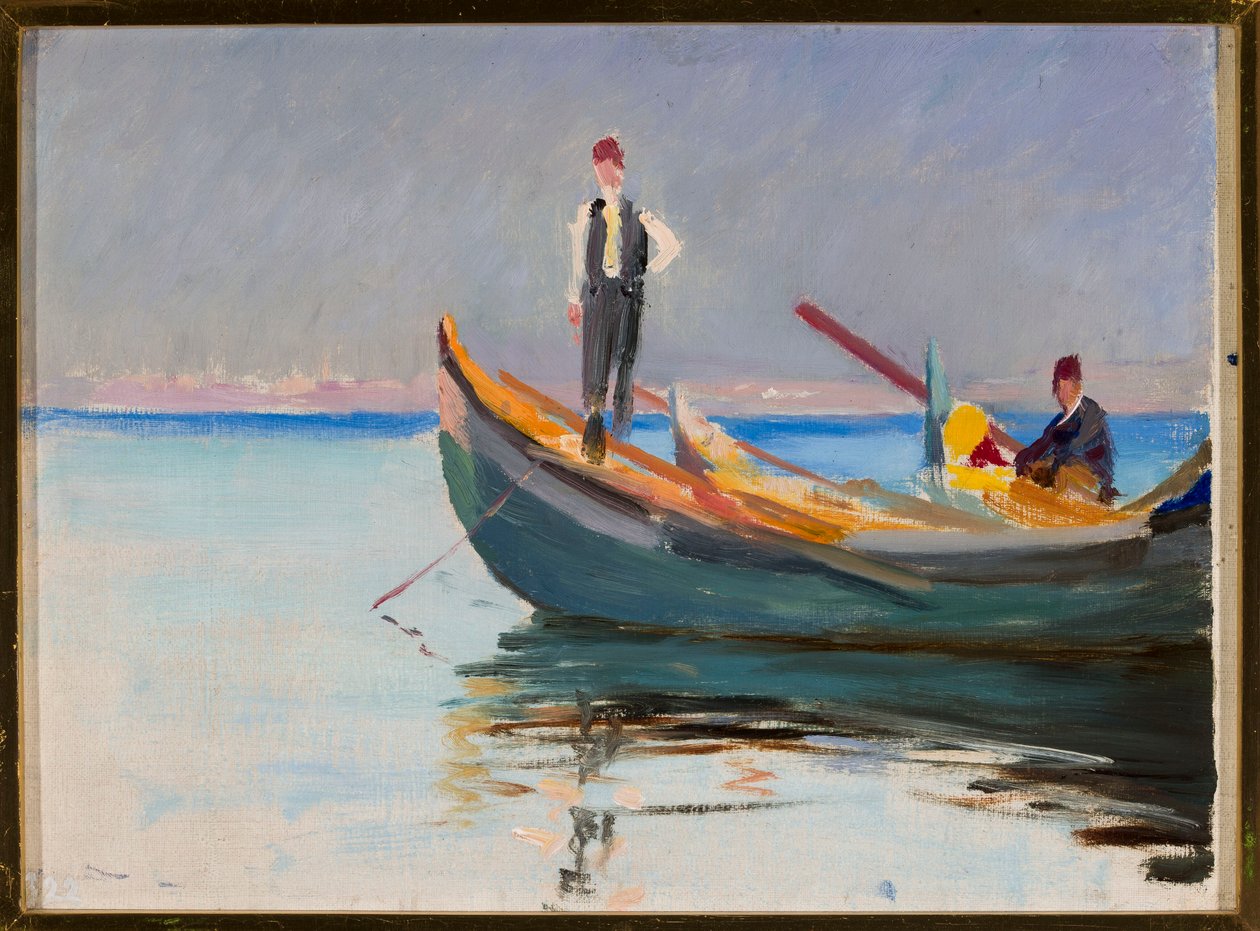 Boten op zee. Uit de reis naar Constantinopel door Jan Ciągliński