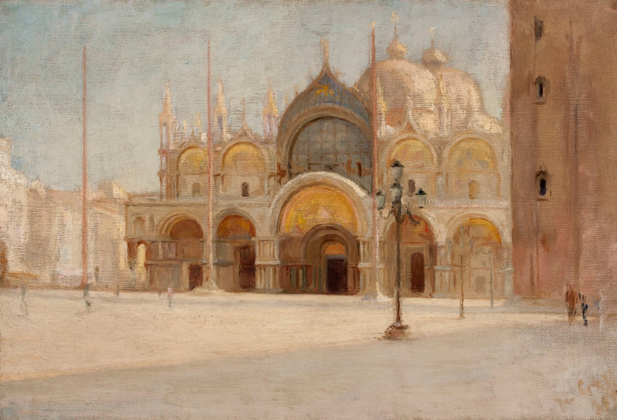 Sint-Marcusplein in Venetië door Jan Ciągliński