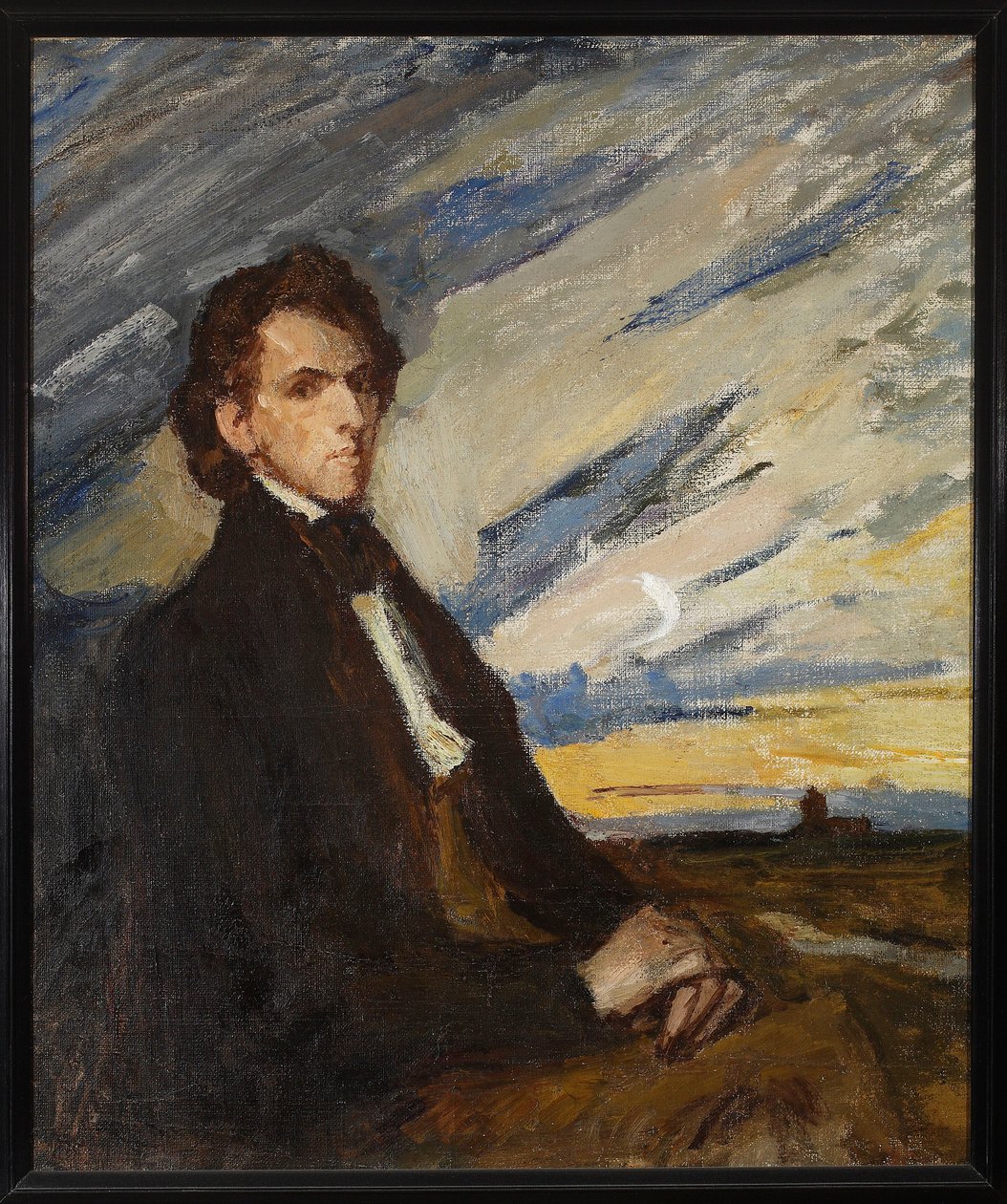 Portret van Frédéric Chopin door Jan Ciągliński
