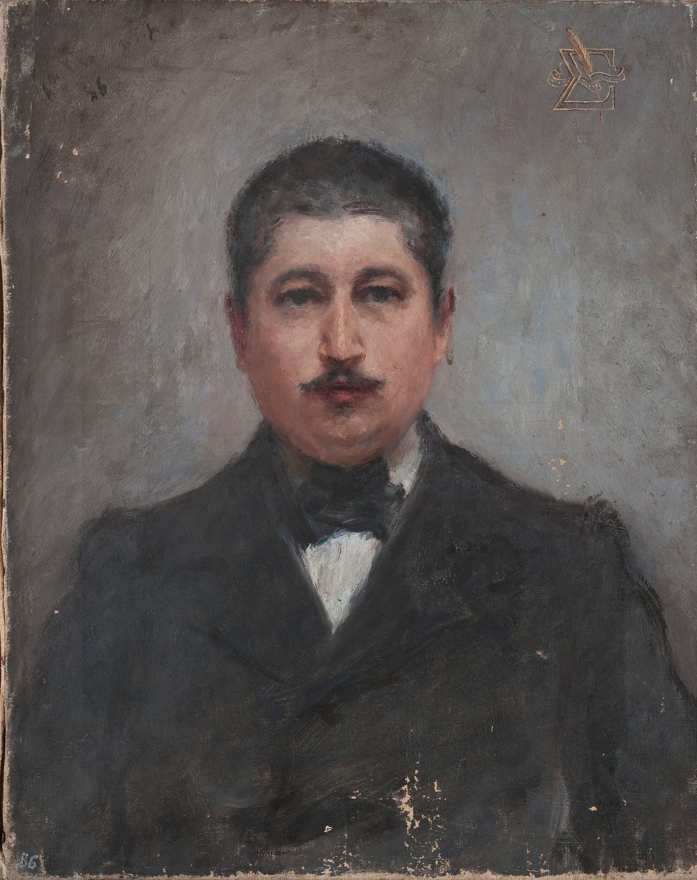Portret van Sigma Syromiotnikova door Jan Ciągliński