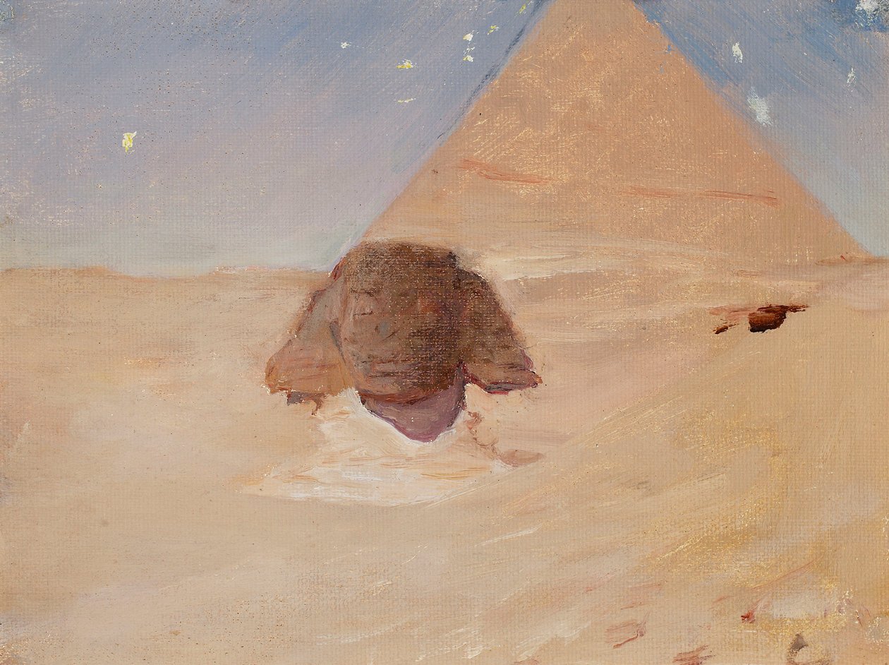 De sfinx bij nacht. Uit een reis naar Egypte door Jan Ciągliński