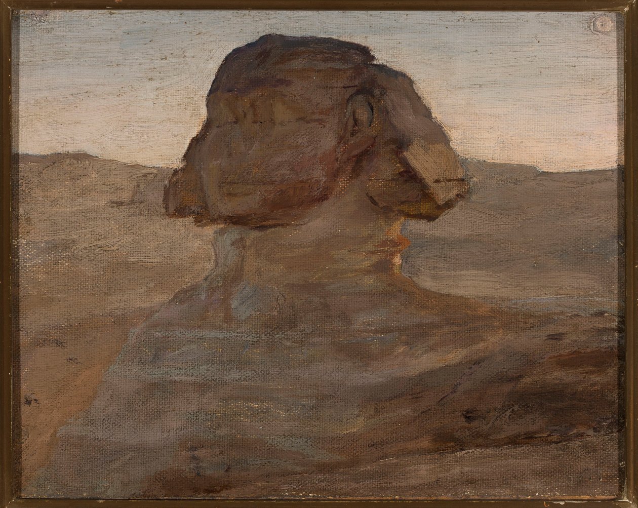De sfinx in de avond. Van een reis naar Egypte door Jan Ciągliński