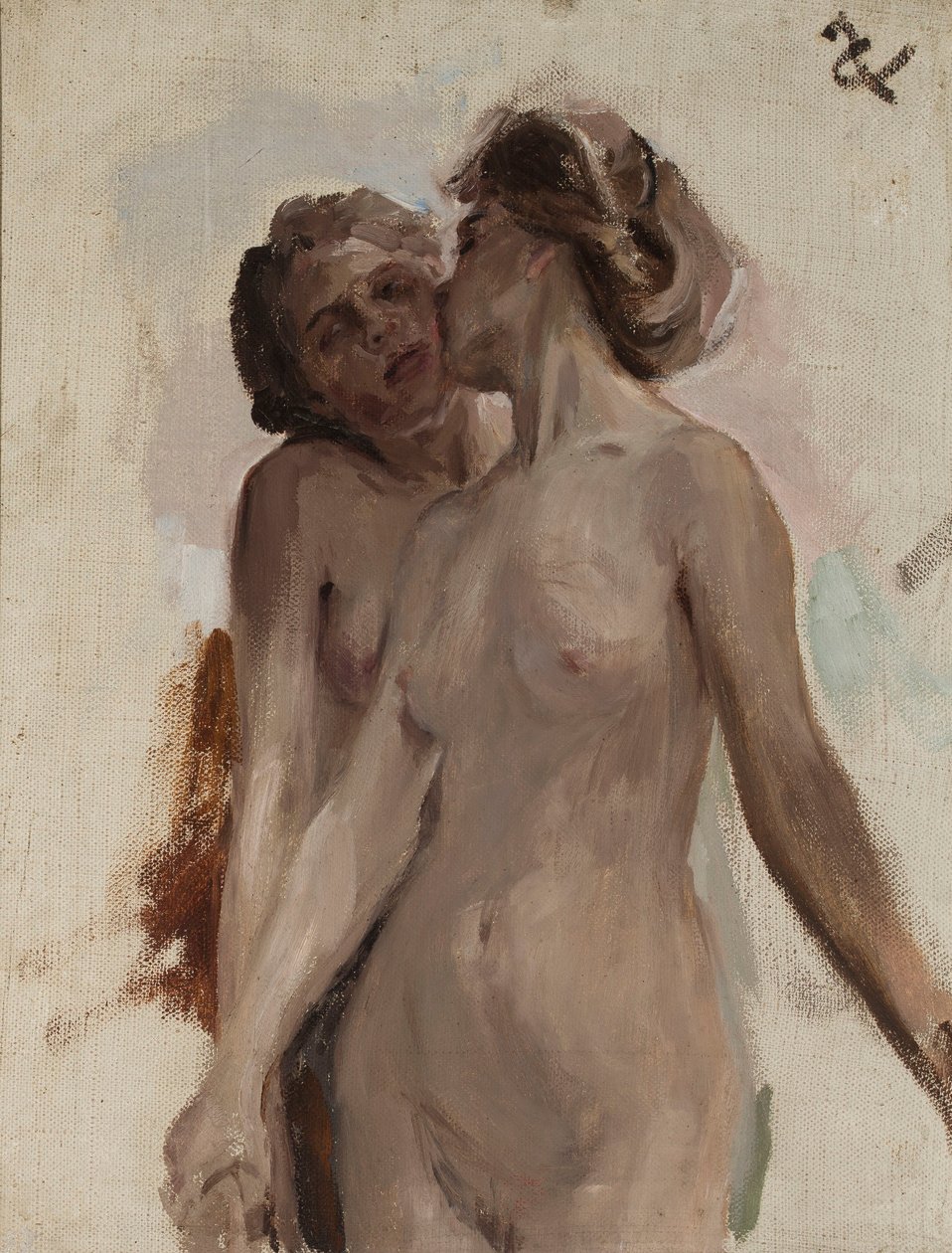 Studie voor het schilderij “Symbolische dans” door Jan Ciągliński