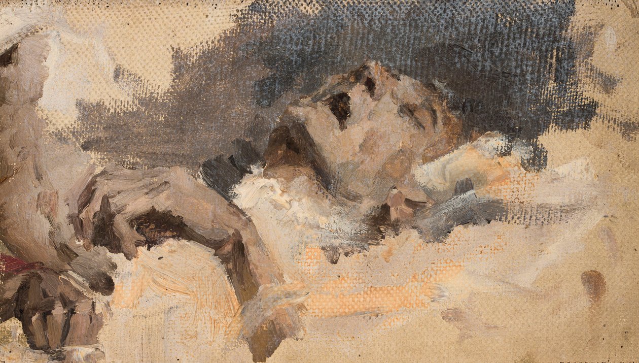 Studie van een dode man door Jan Ciągliński