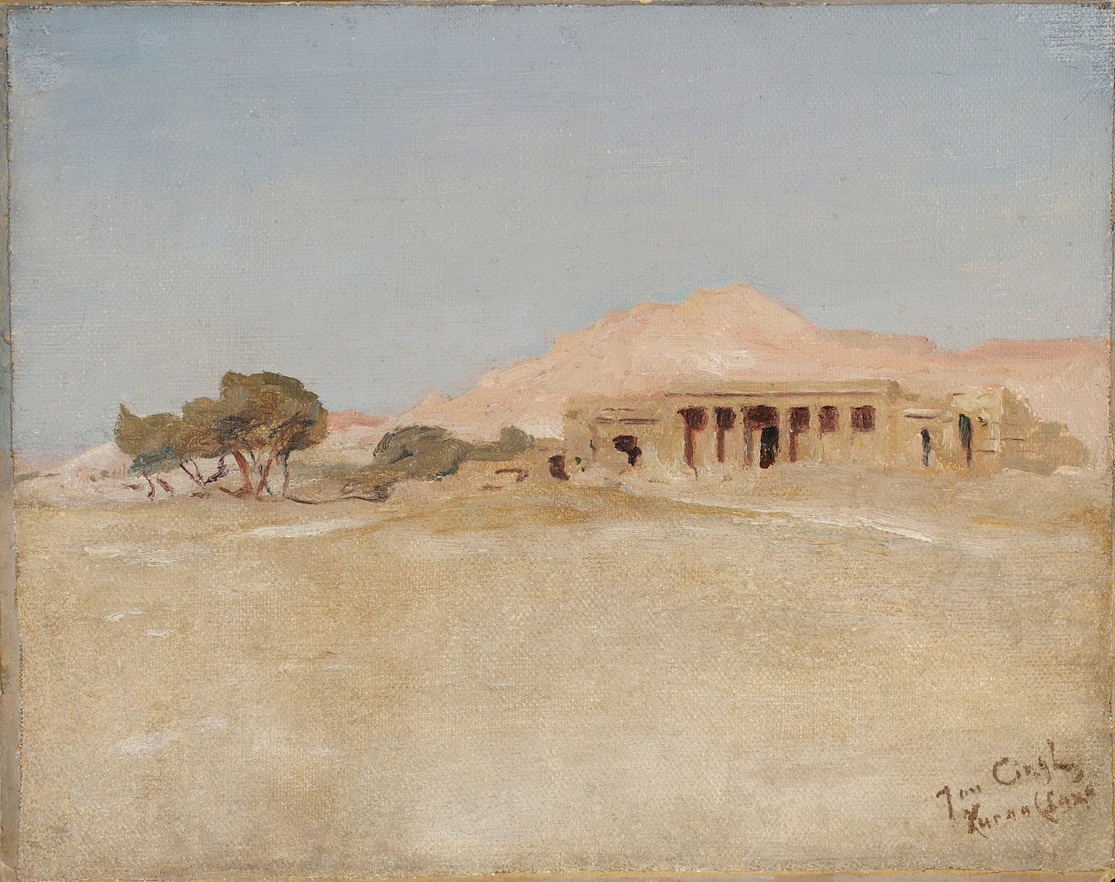 Tempel van Kurna - Luxor. Van een reis naar Egypte door Jan Ciągliński