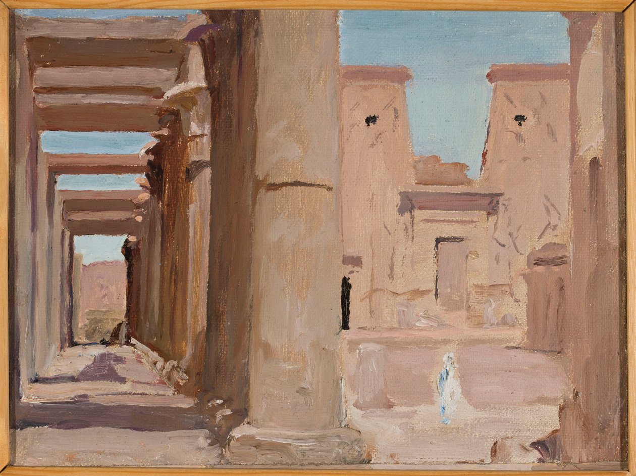 De tempel. Uit een reis naar Egypte door Jan Ciągliński