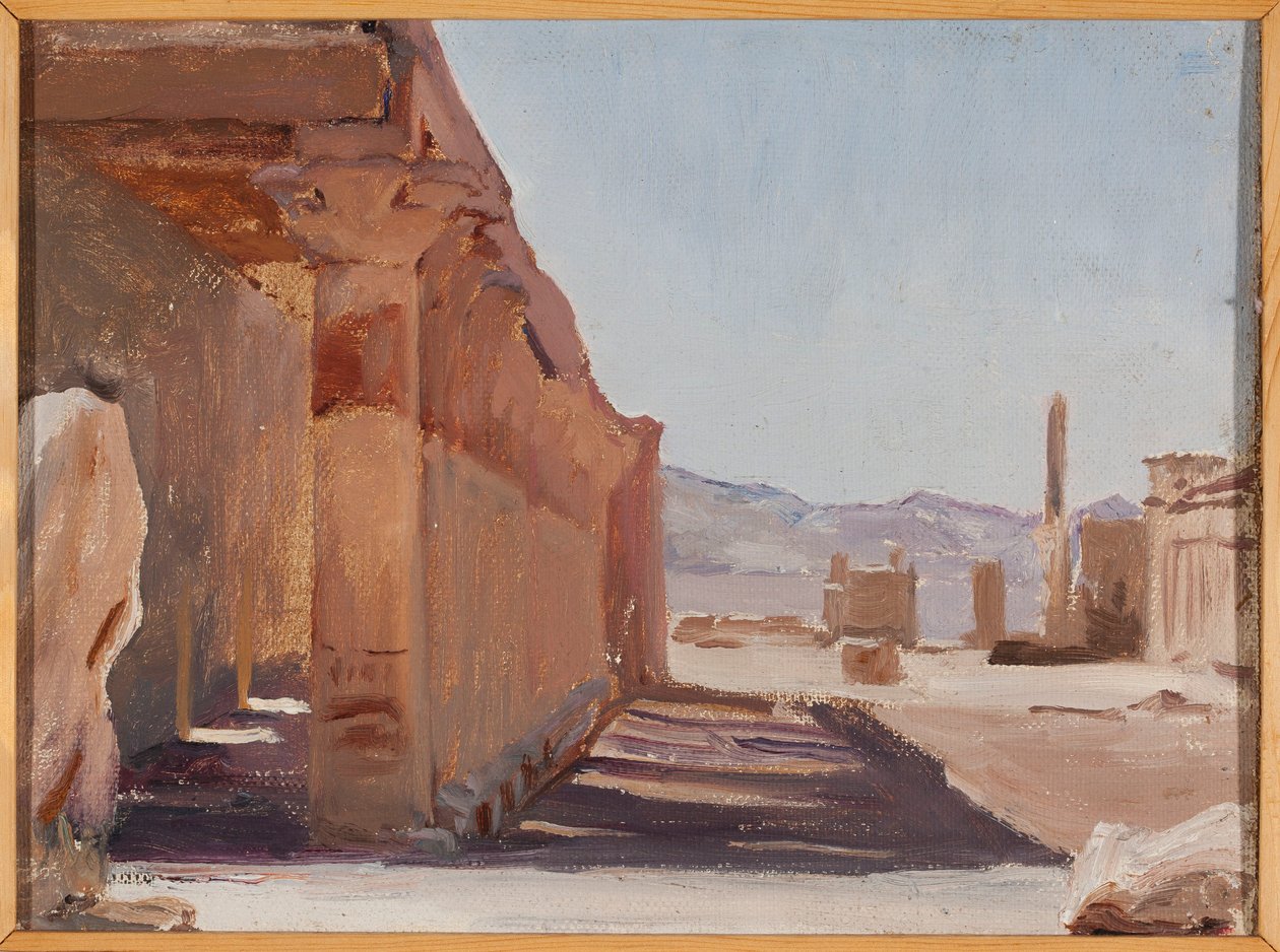 Tempel. Van een reis naar Egypte door Jan Ciągliński