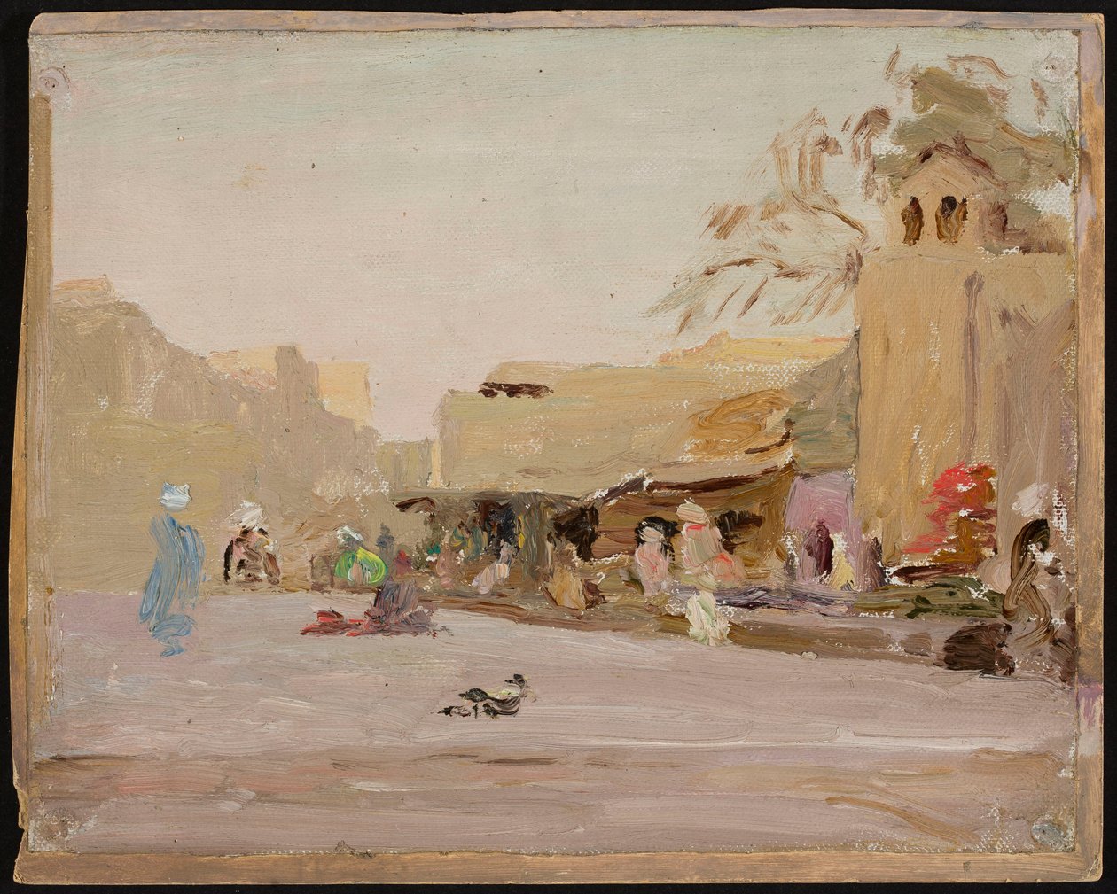 De markt in Bukhara. Uit de reis naar Turkestan door Jan Ciągliński