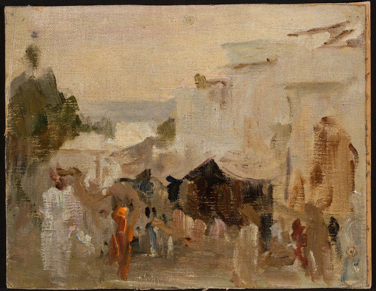 Straat in Udaipur. Van een reis naar India door Jan Ciągliński